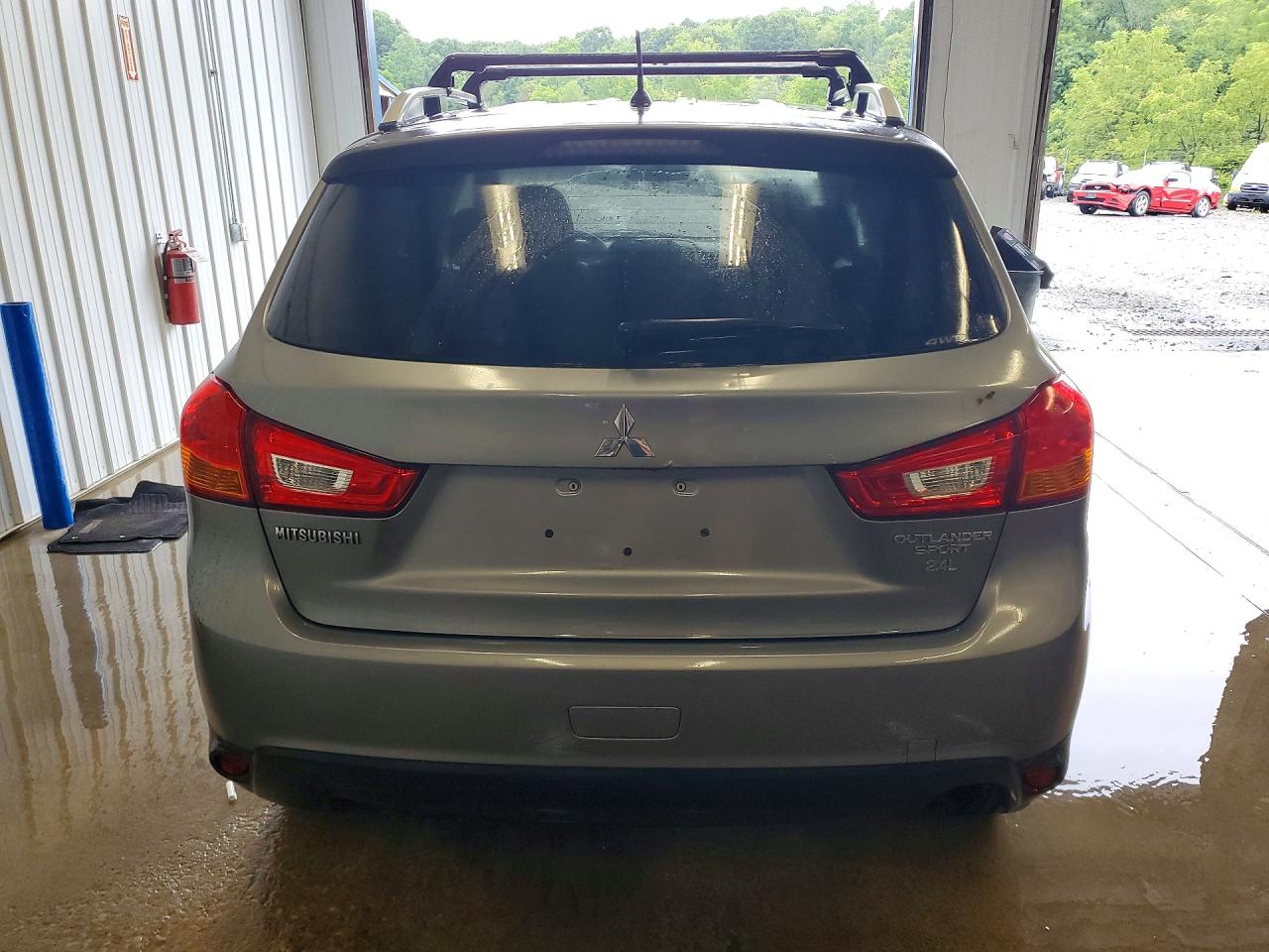 2015 Mitsubishi Outlander Sport Es Gray vin: 4A4AR3AW3FE026403