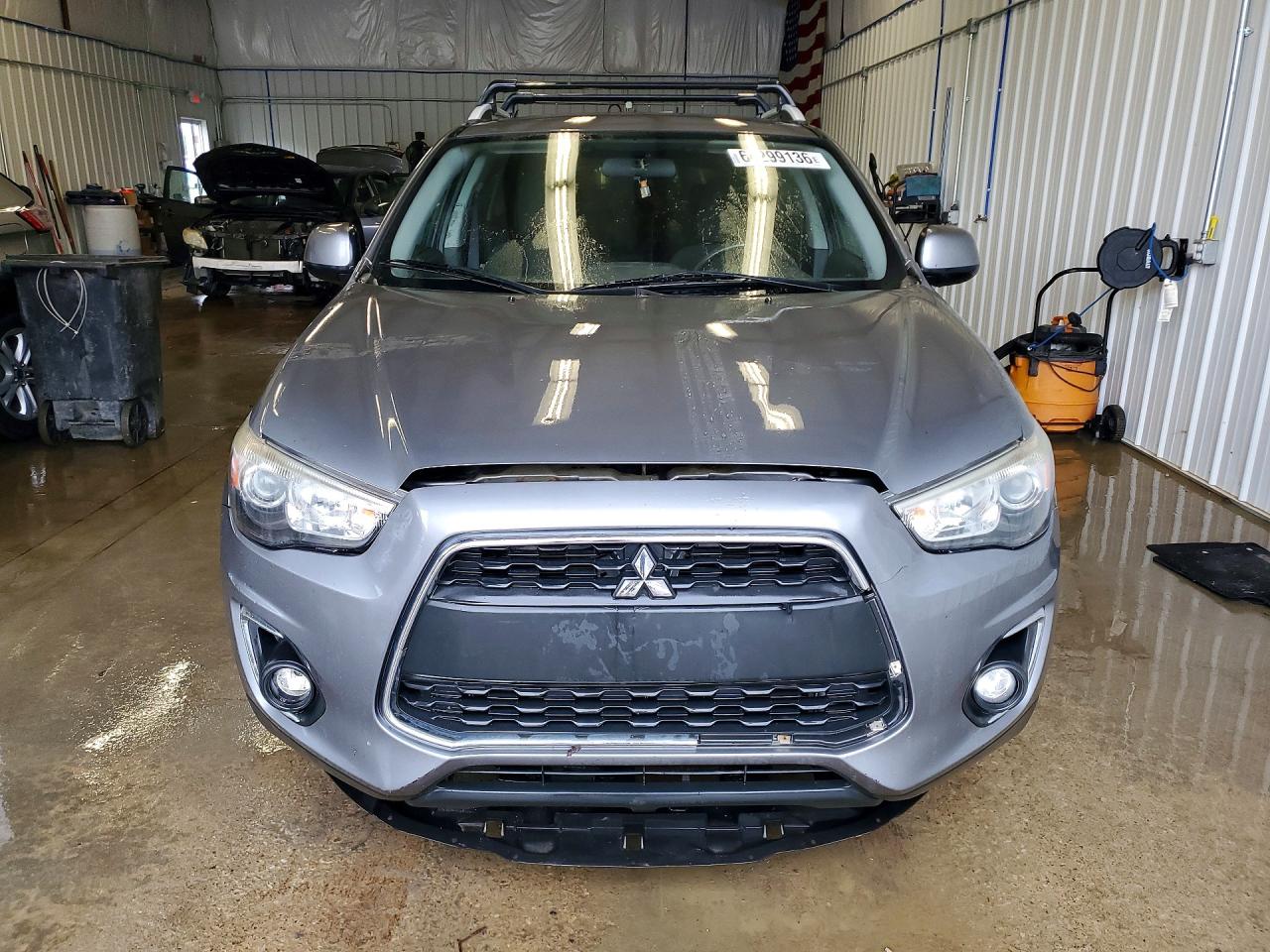 2015 Mitsubishi Outlander Sport Es Gray vin: 4A4AR3AW3FE026403