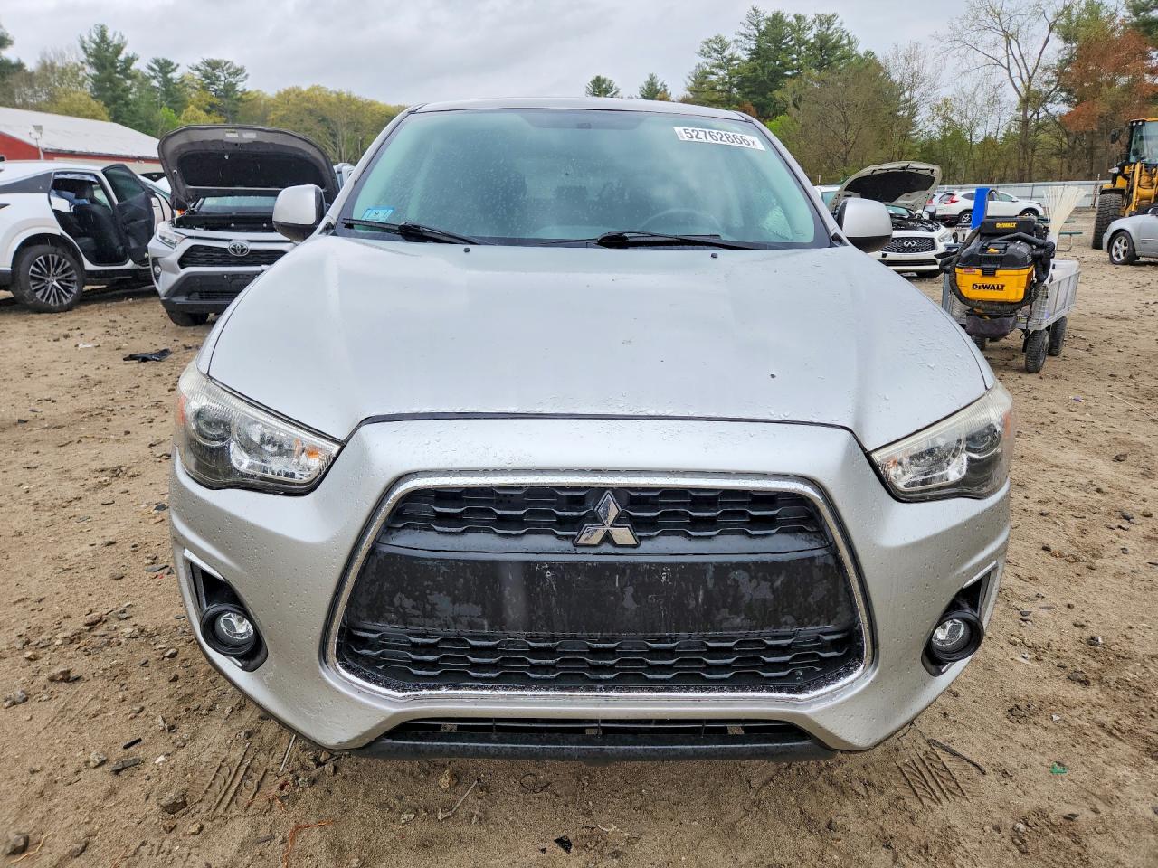 2015 Mitsubishi Outlander Sport Es Silver vin: 4A4AR3AW4FE061032