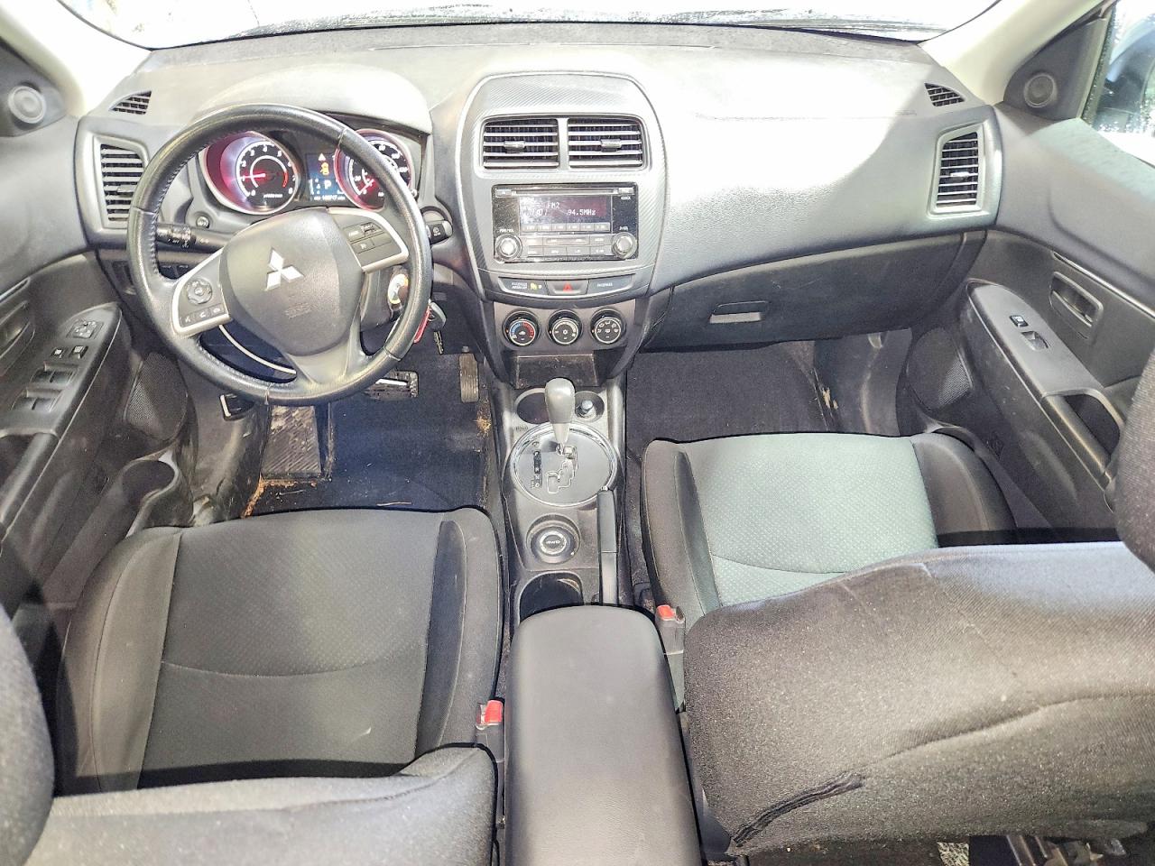2015 Mitsubishi Outlander Sport Es White vin: 4A4AR3AW5FE030520