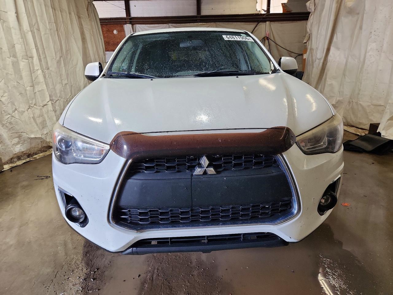 2015 Mitsubishi Outlander Sport Es White vin: 4A4AR3AW5FE030520