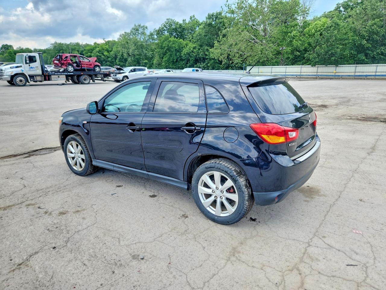 2015 Mitsubishi Outlander Sport Es Black vin: 4A4AR3AW9FE025045