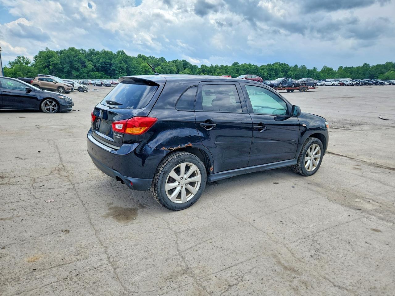 2015 Mitsubishi Outlander Sport Es Black vin: 4A4AR3AW9FE025045