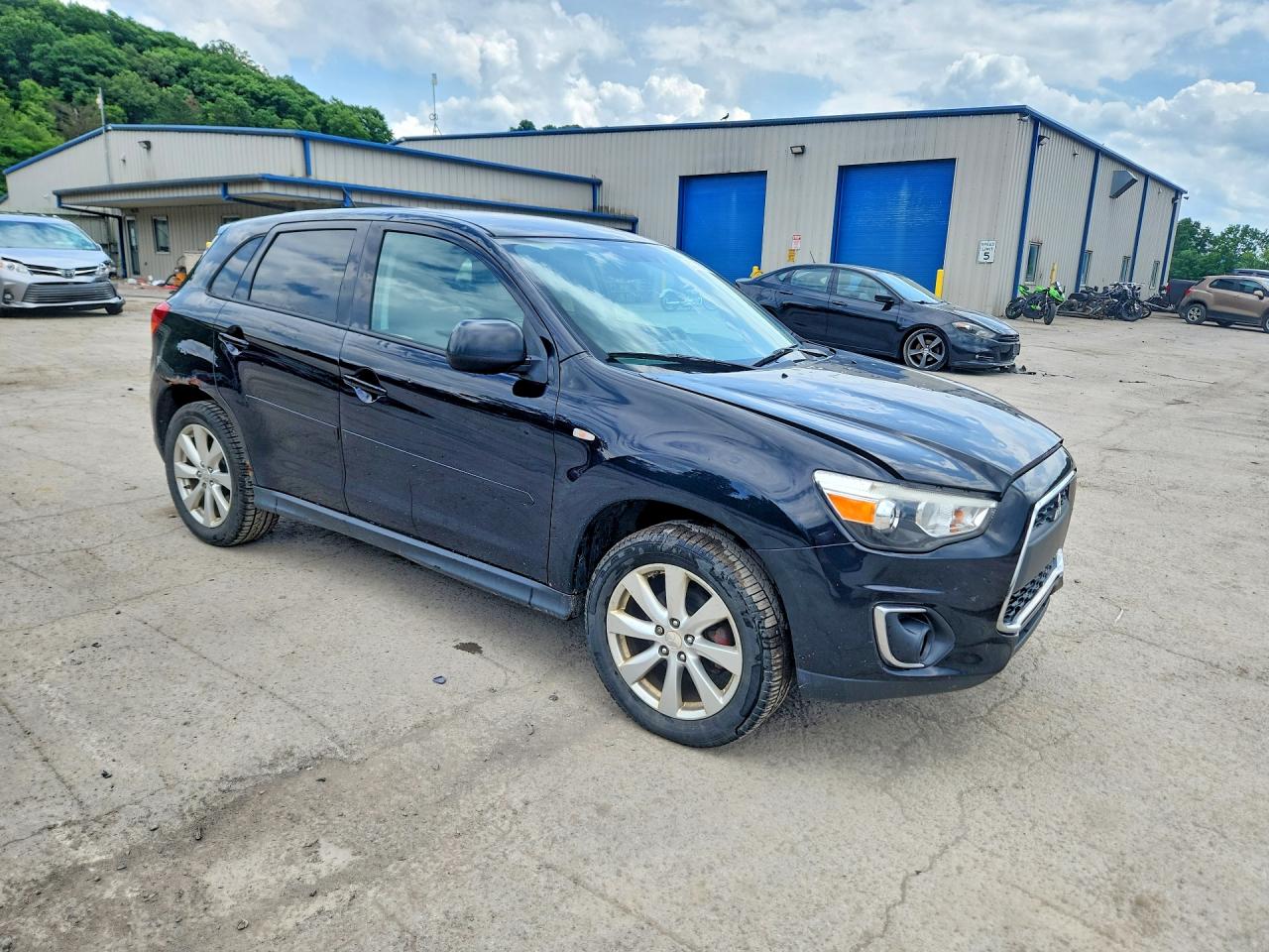 2015 Mitsubishi Outlander Sport Es Black vin: 4A4AR3AW9FE025045