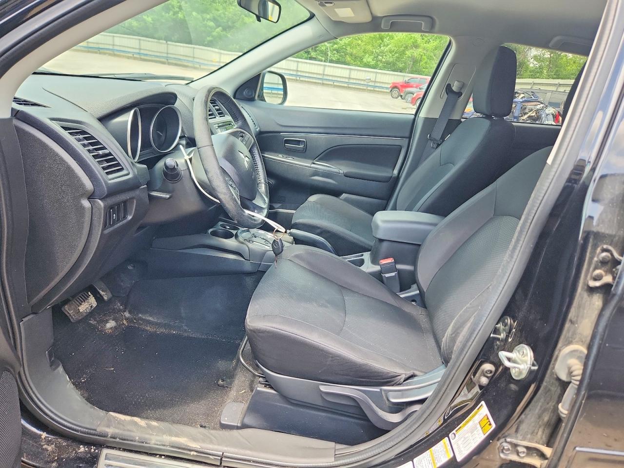 2015 Mitsubishi Outlander Sport Es Black vin: 4A4AR3AW9FE025045