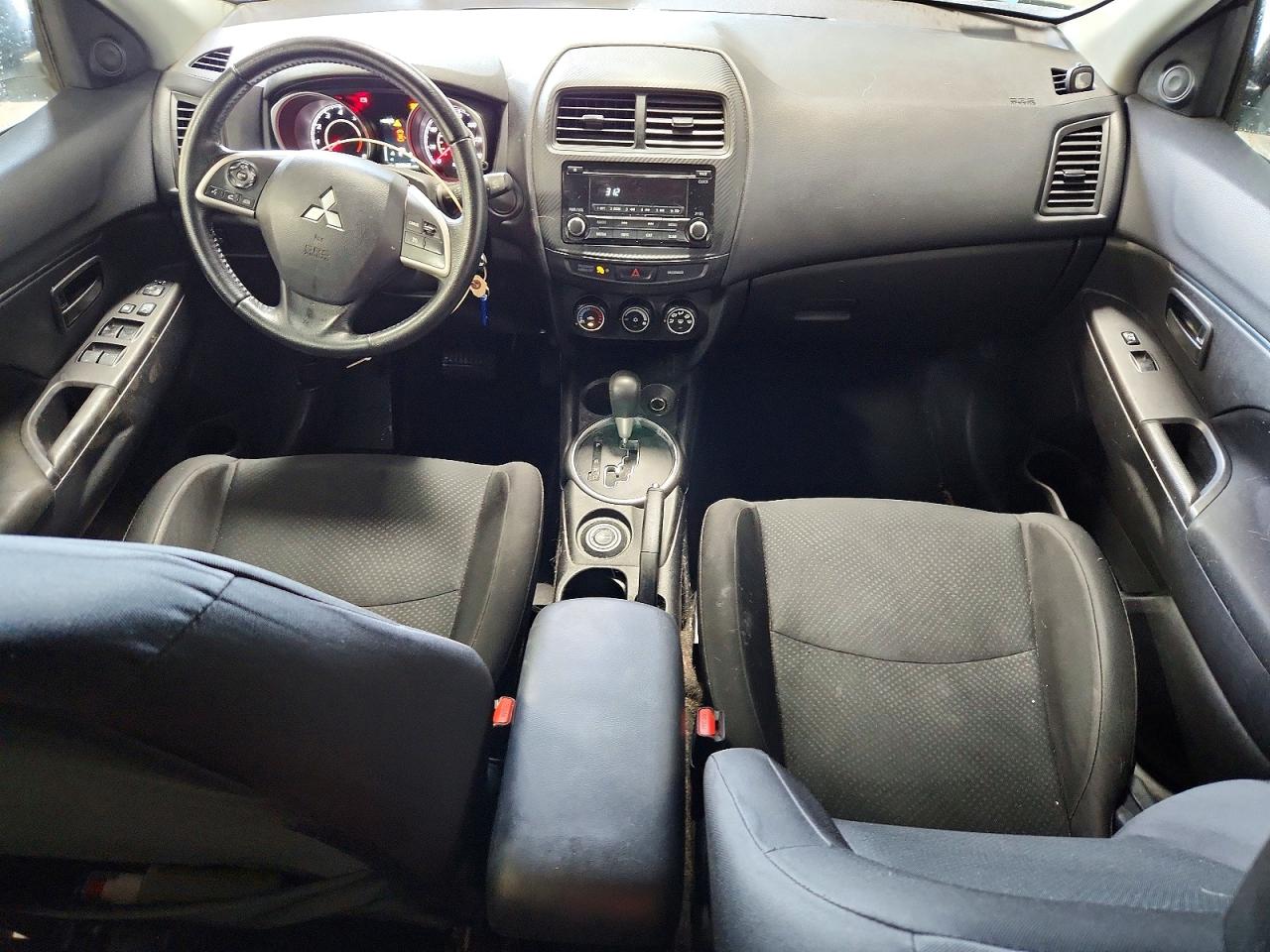 2015 Mitsubishi Outlander Sport Es White vin: 4A4AR3AW9FE036837