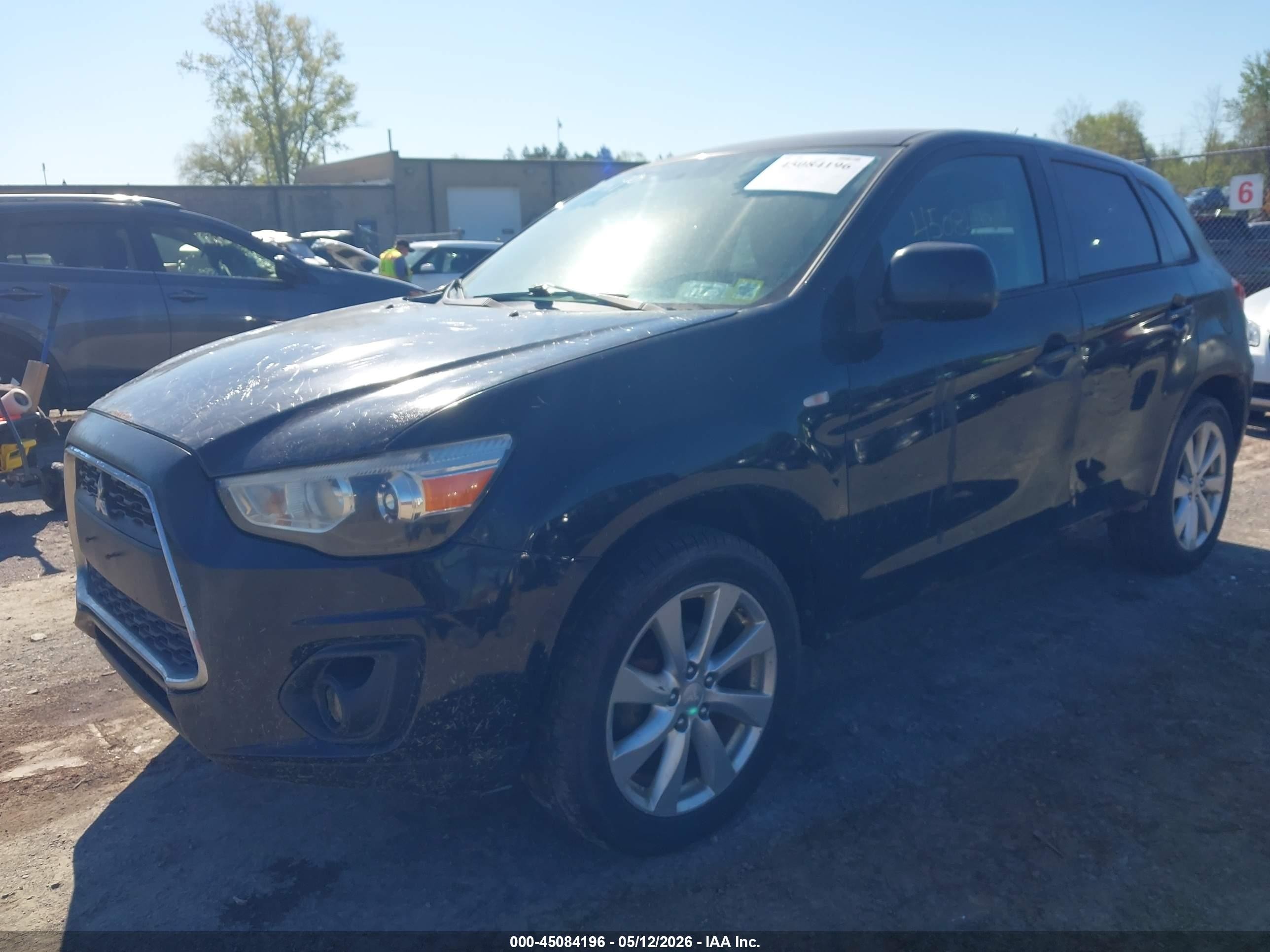 2015 Mitsubishi Outlander Sport Es Black vin: 4A4AR3AW9FE047112