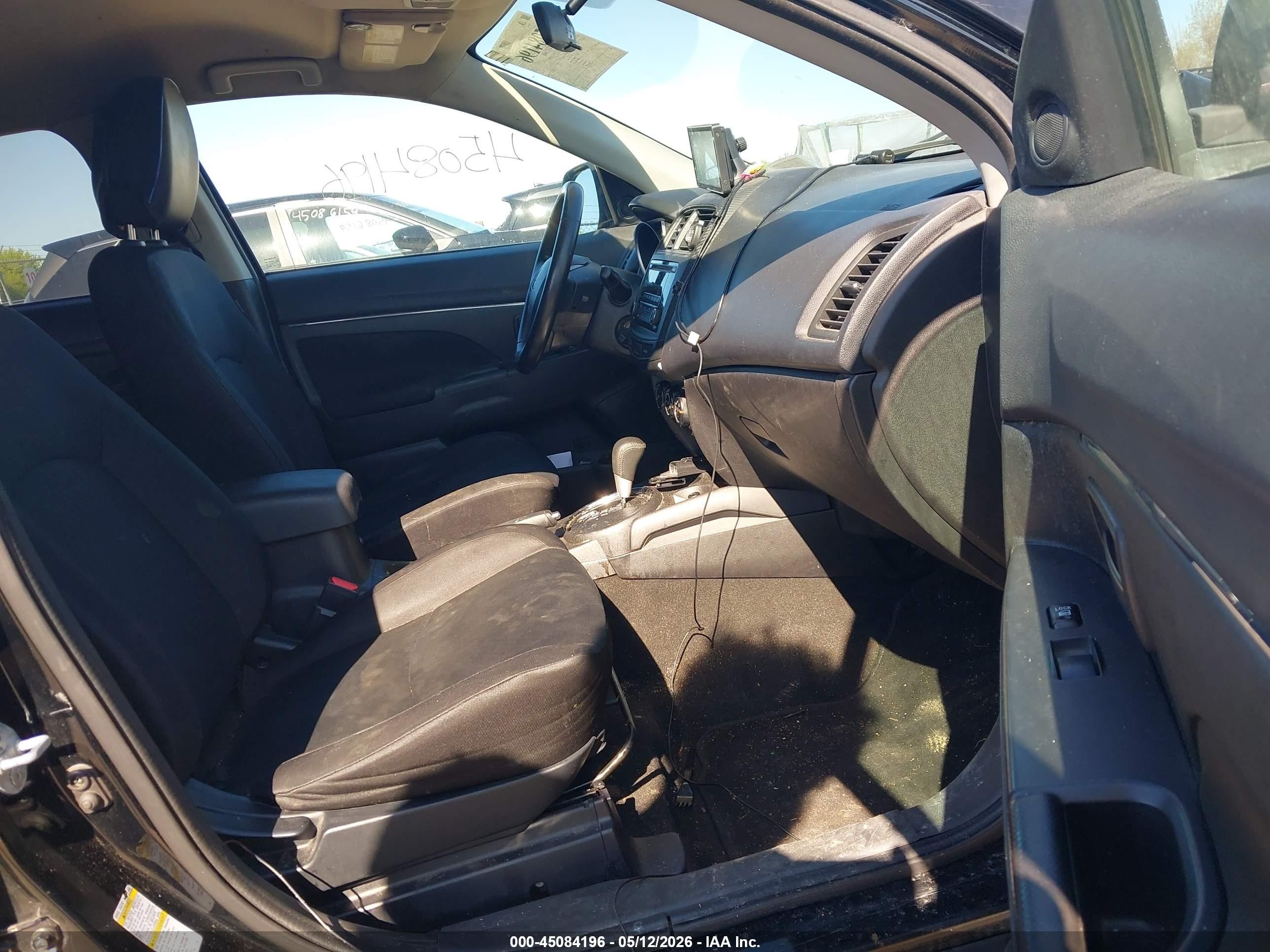 2015 Mitsubishi Outlander Sport Es Black vin: 4A4AR3AW9FE047112