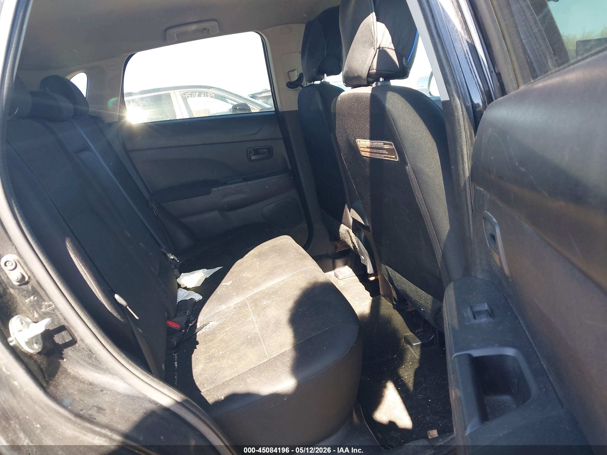 2015 Mitsubishi Outlander Sport Es Black vin: 4A4AR3AW9FE047112