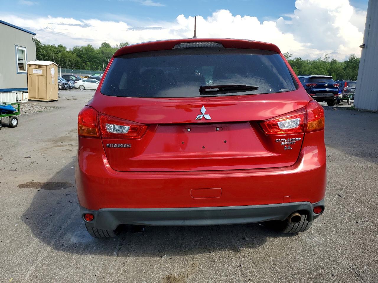 2015 Mitsubishi Outlander Sport Es Maroon vin: 4A4AR3AWXFE037964