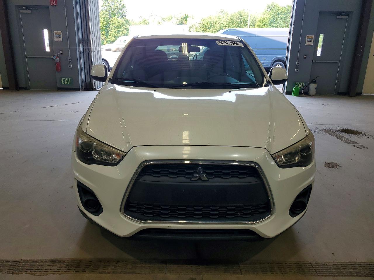 2015 Mitsubishi Outlander Sport Es White vin: 4A4AR3AWXFE038418