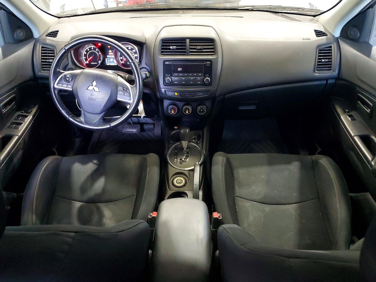 2015 Mitsubishi Outlander Sport Es White vin: 4A4AR3AWXFE038418