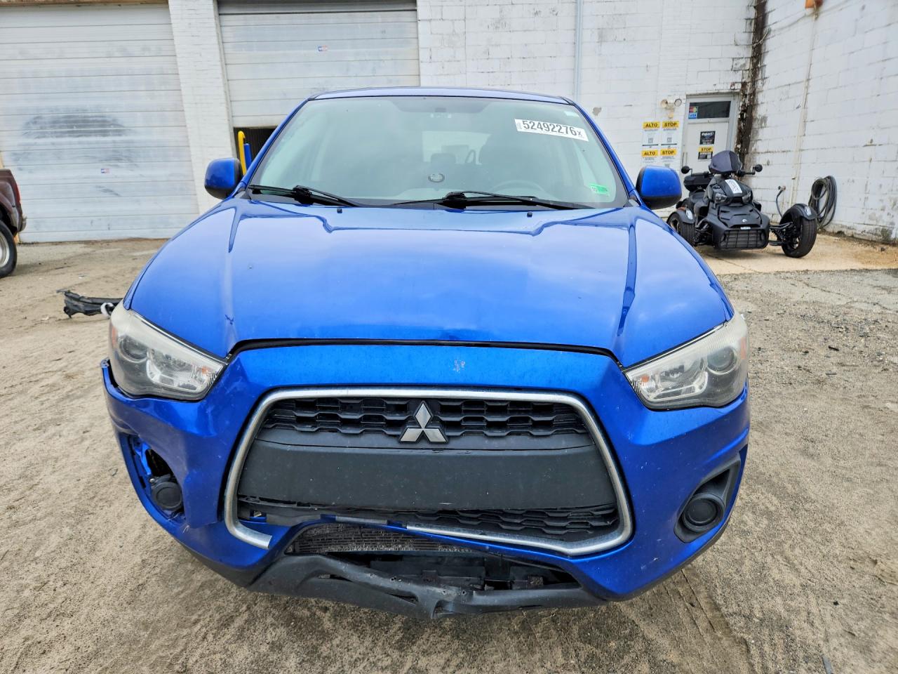 2015 Mitsubishi Outlander Sport Es Blue vin: 4A4AR3AWXFE041108