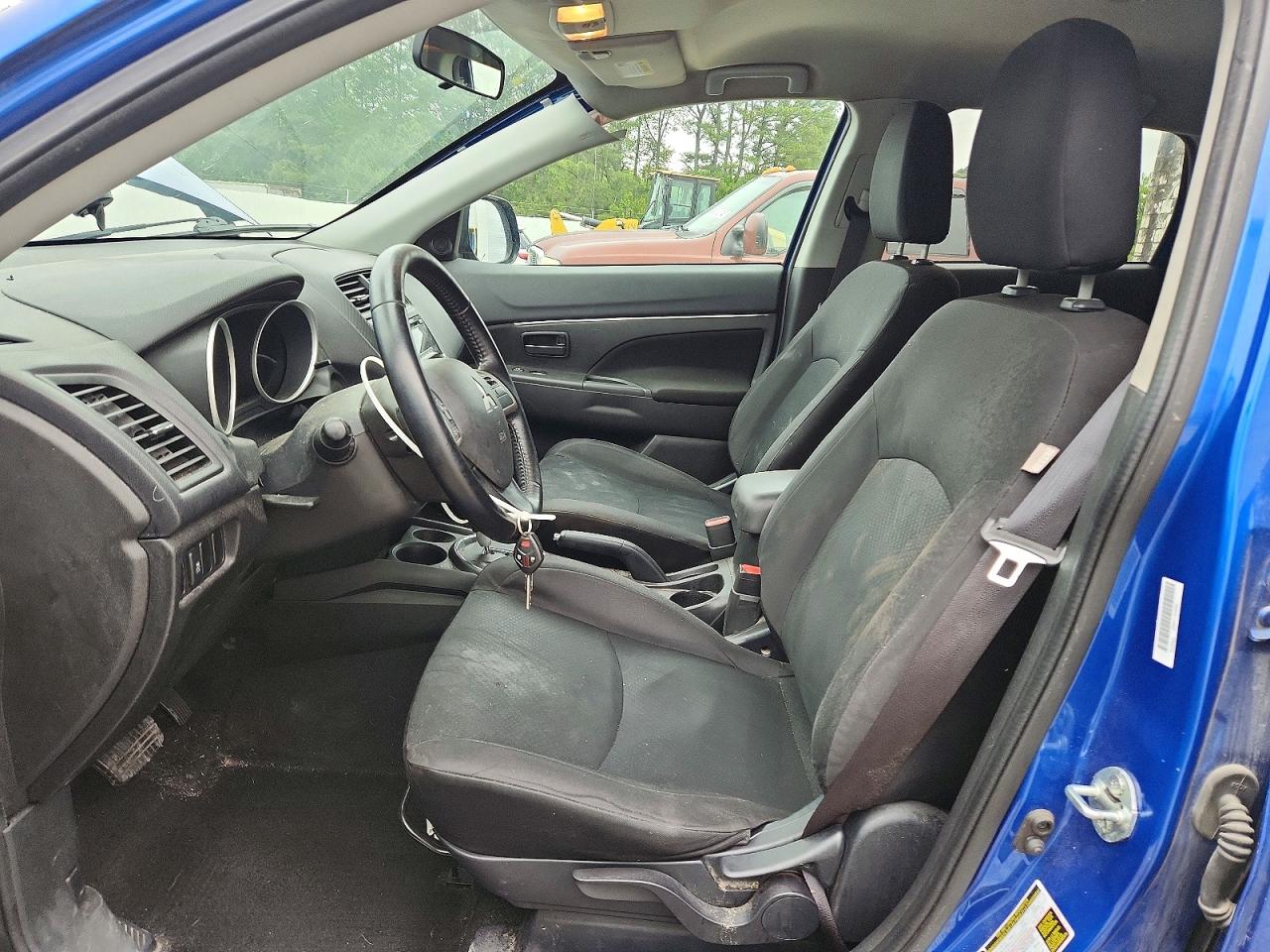 2015 Mitsubishi Outlander Sport Es Blue vin: 4A4AR3AWXFE041108