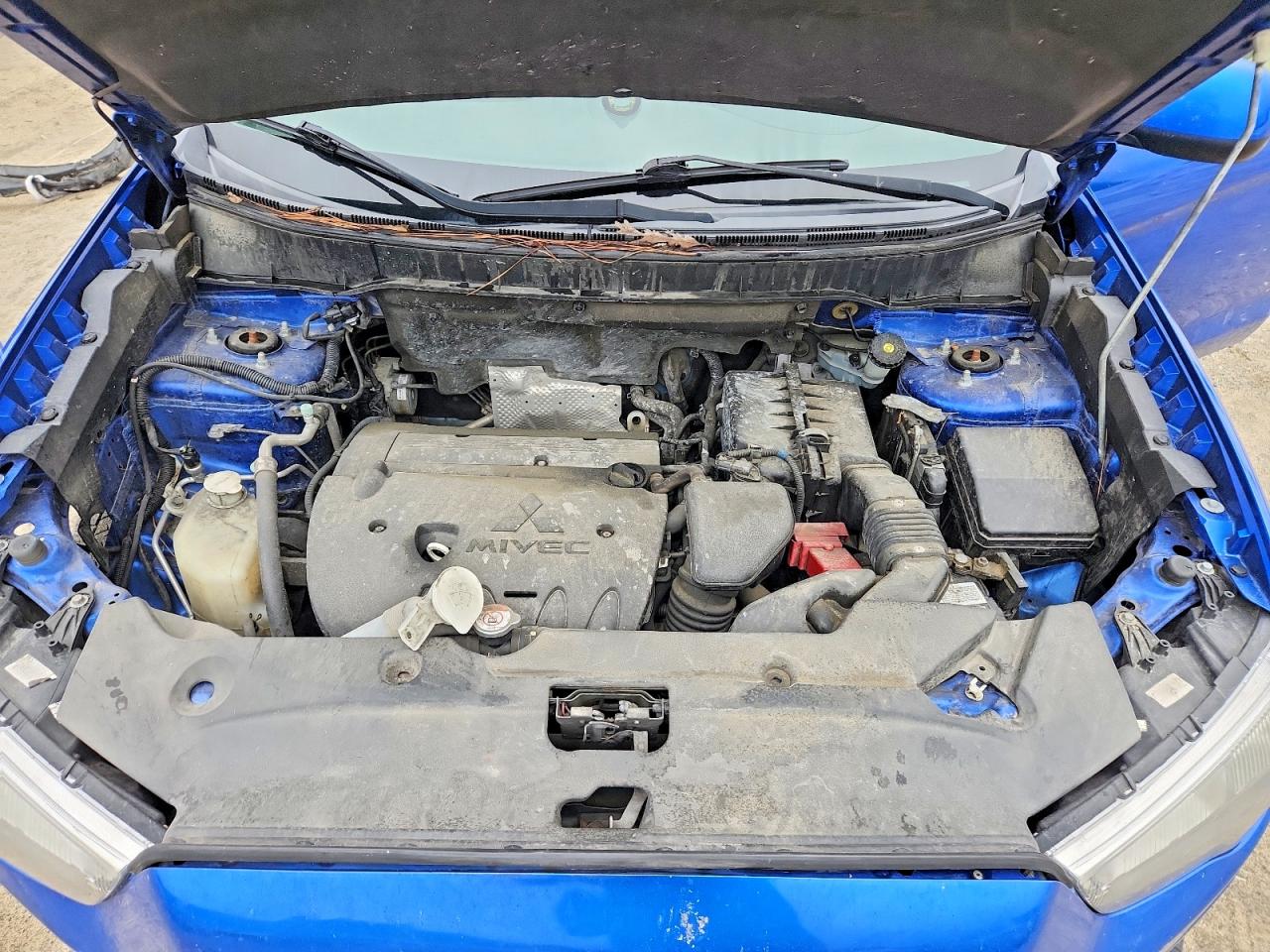 2015 Mitsubishi Outlander Sport Es Blue vin: 4A4AR3AWXFE041108