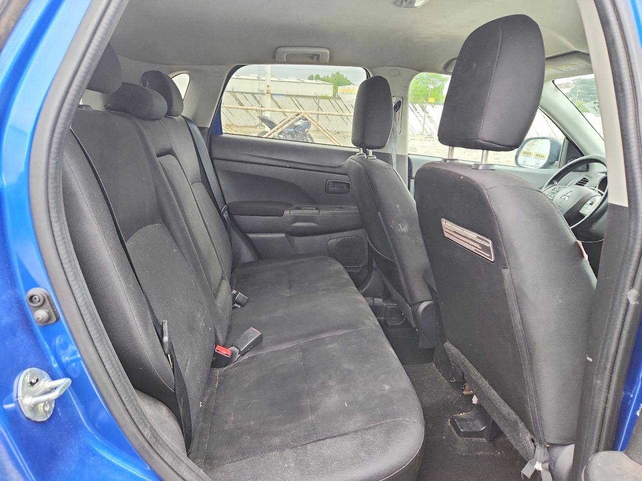 2015 Mitsubishi Outlander Sport Es Blue vin: 4A4AR3AWXFE041108