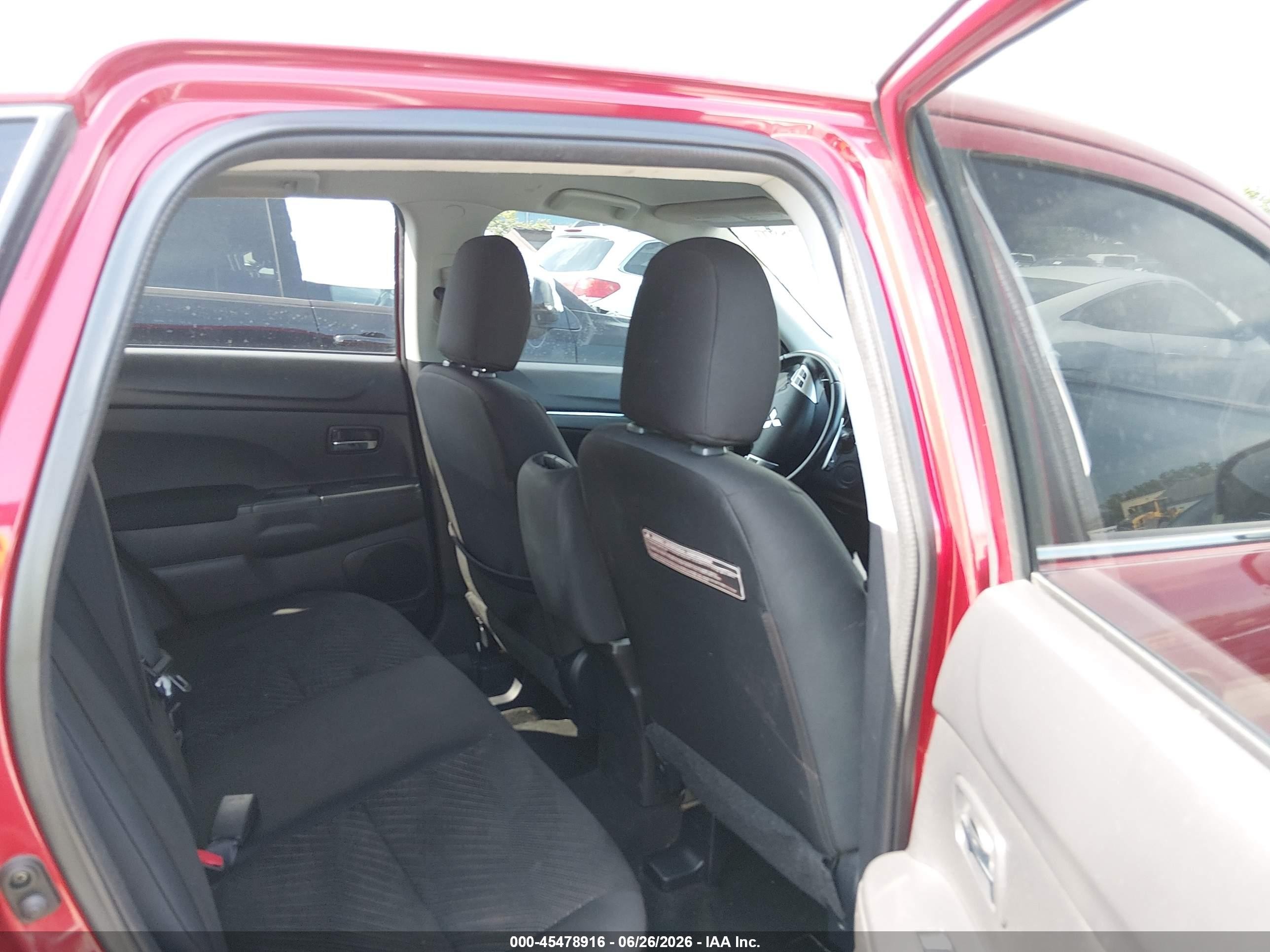 2013 Mitsubishi Outlander Sport Se Red vin: 4A4AR4AU0DE013724