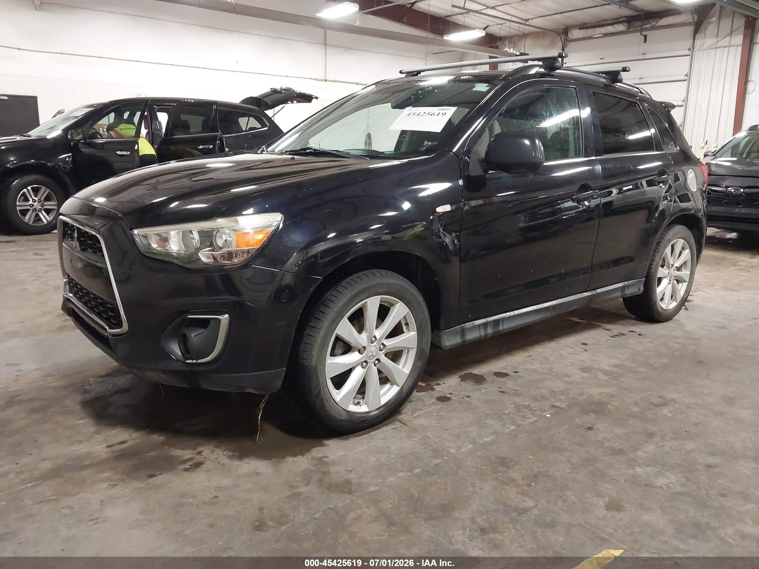 2014 Mitsubishi Outlander Sport Se Black vin: 4A4AR4AU0EE012557