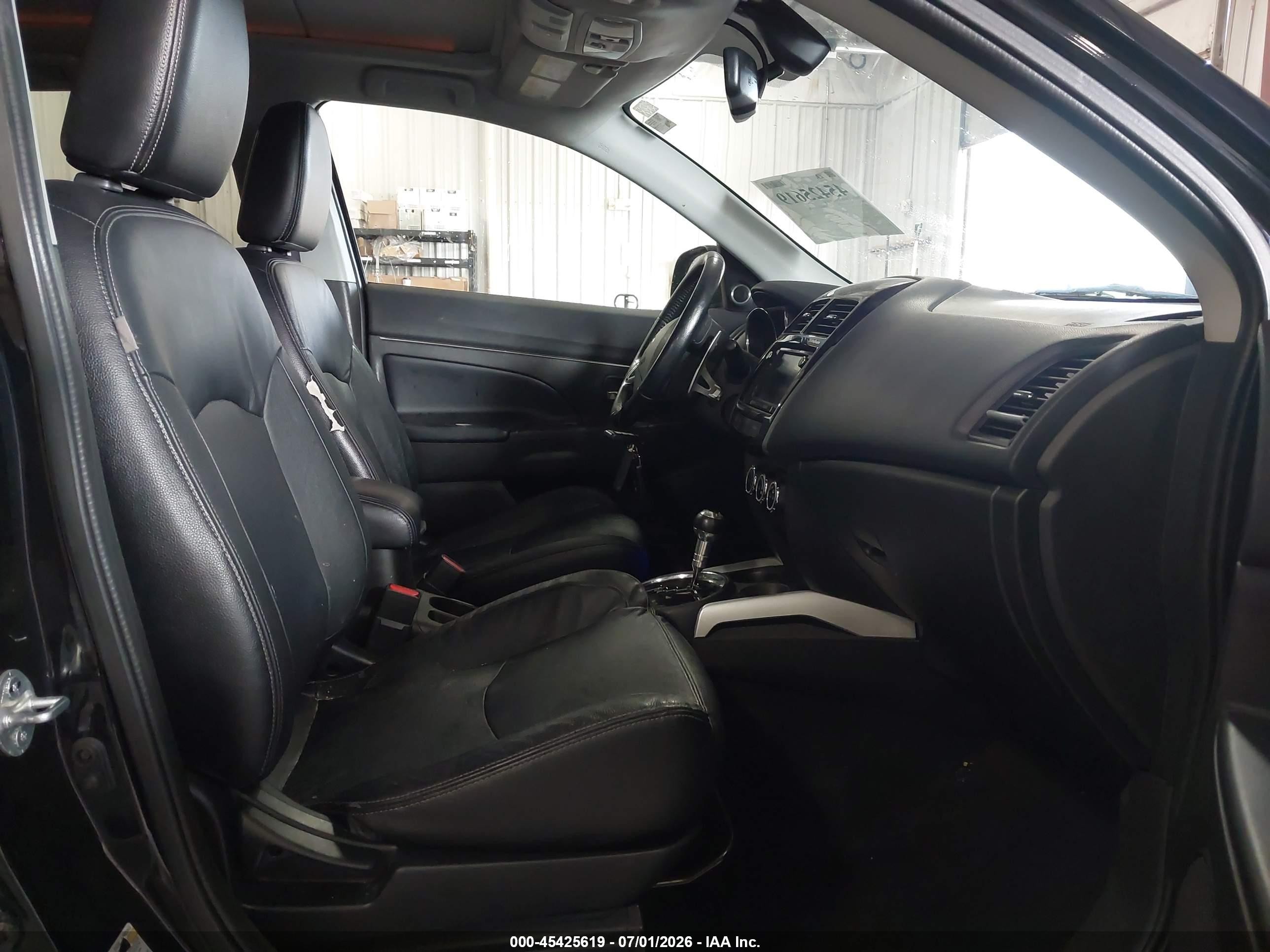 2014 Mitsubishi Outlander Sport Se Black vin: 4A4AR4AU0EE012557
