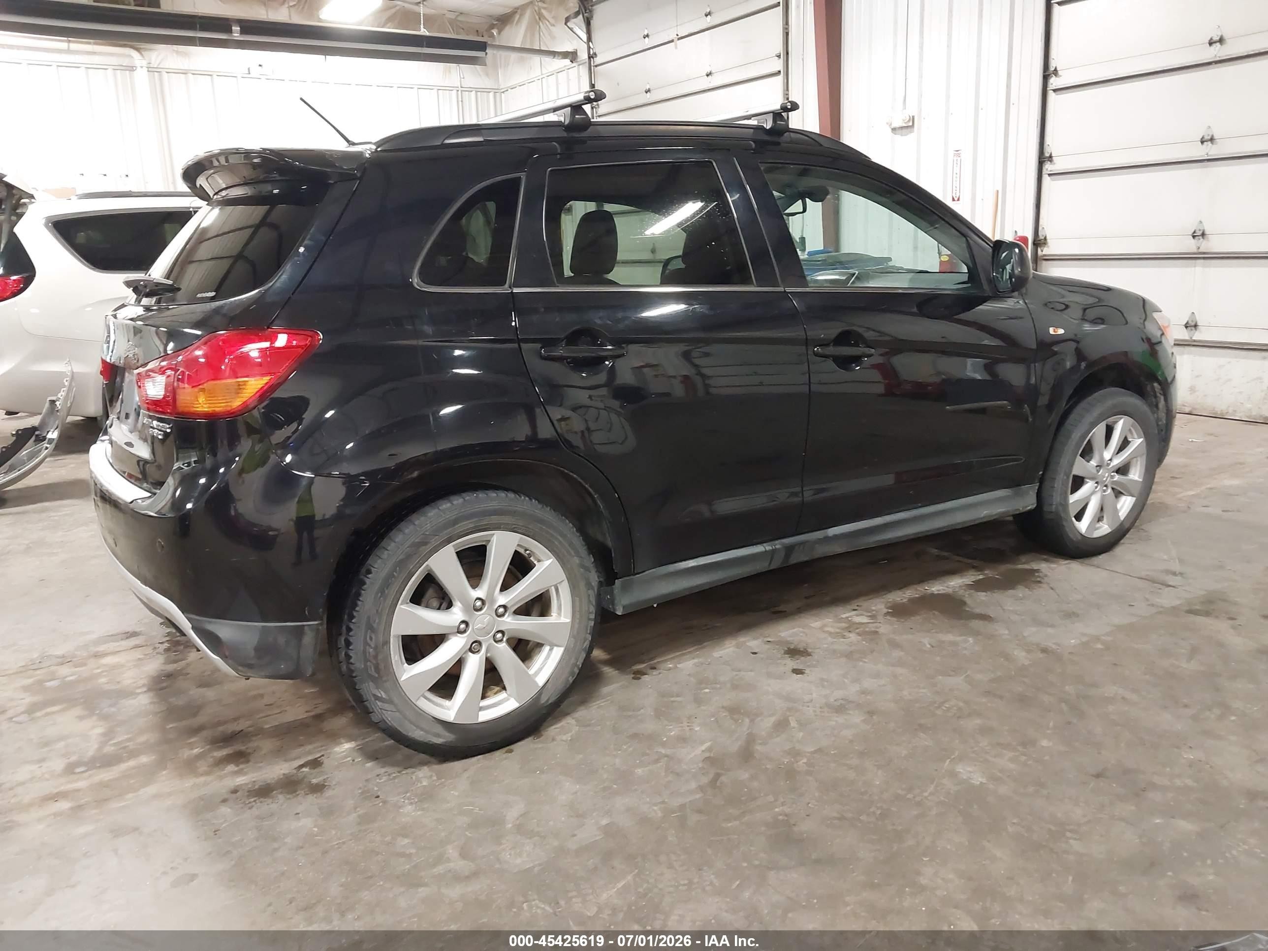 2014 Mitsubishi Outlander Sport Se Black vin: 4A4AR4AU0EE012557