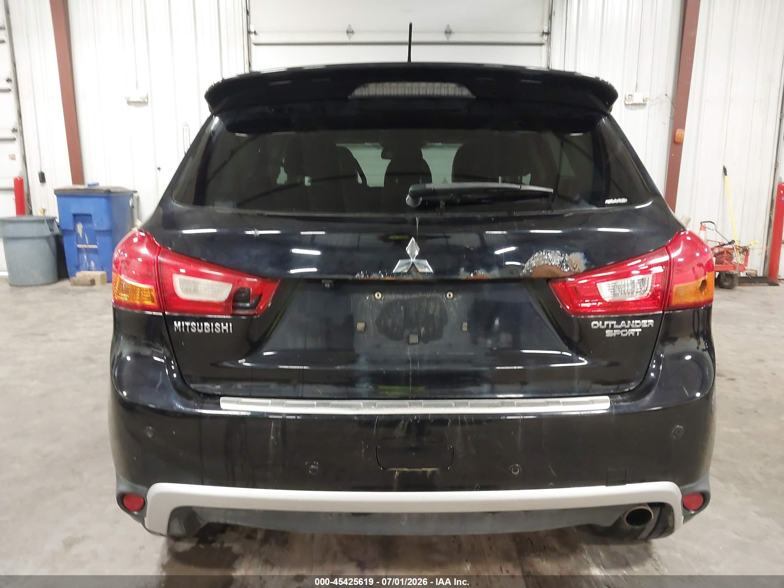 2014 Mitsubishi Outlander Sport Se Black vin: 4A4AR4AU0EE012557