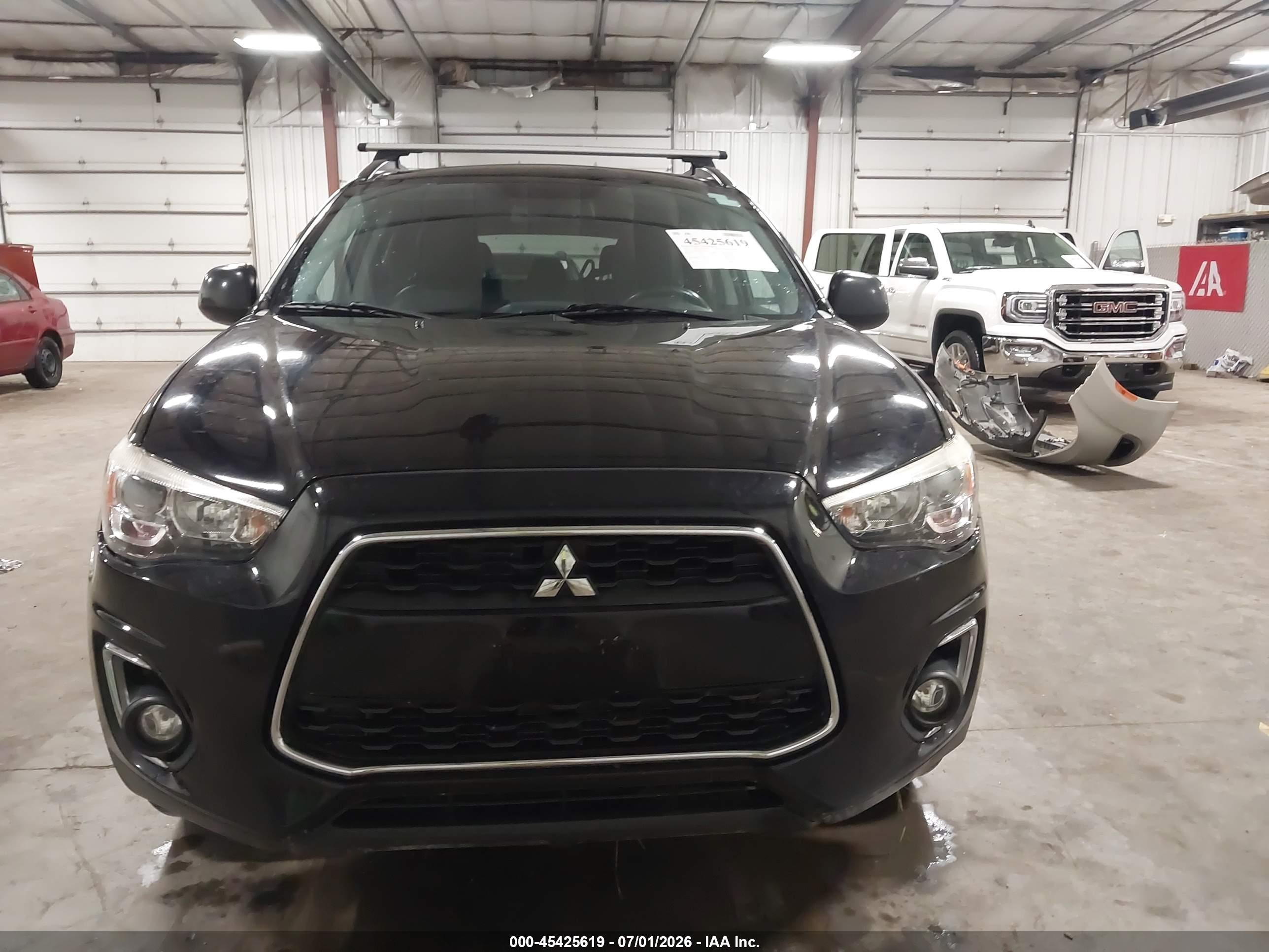 2014 Mitsubishi Outlander Sport Se Black vin: 4A4AR4AU0EE012557