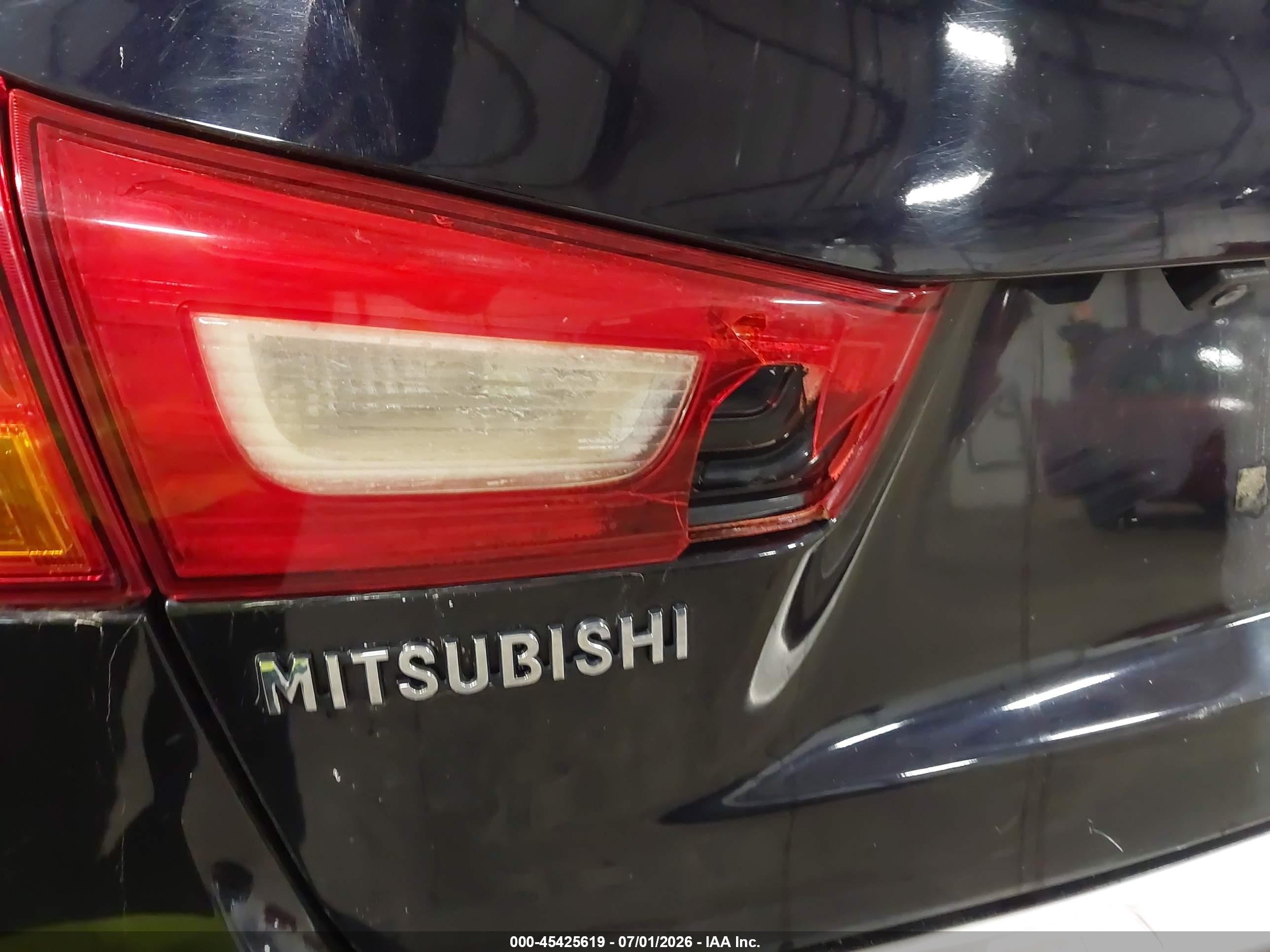 2014 Mitsubishi Outlander Sport Se Black vin: 4A4AR4AU0EE012557