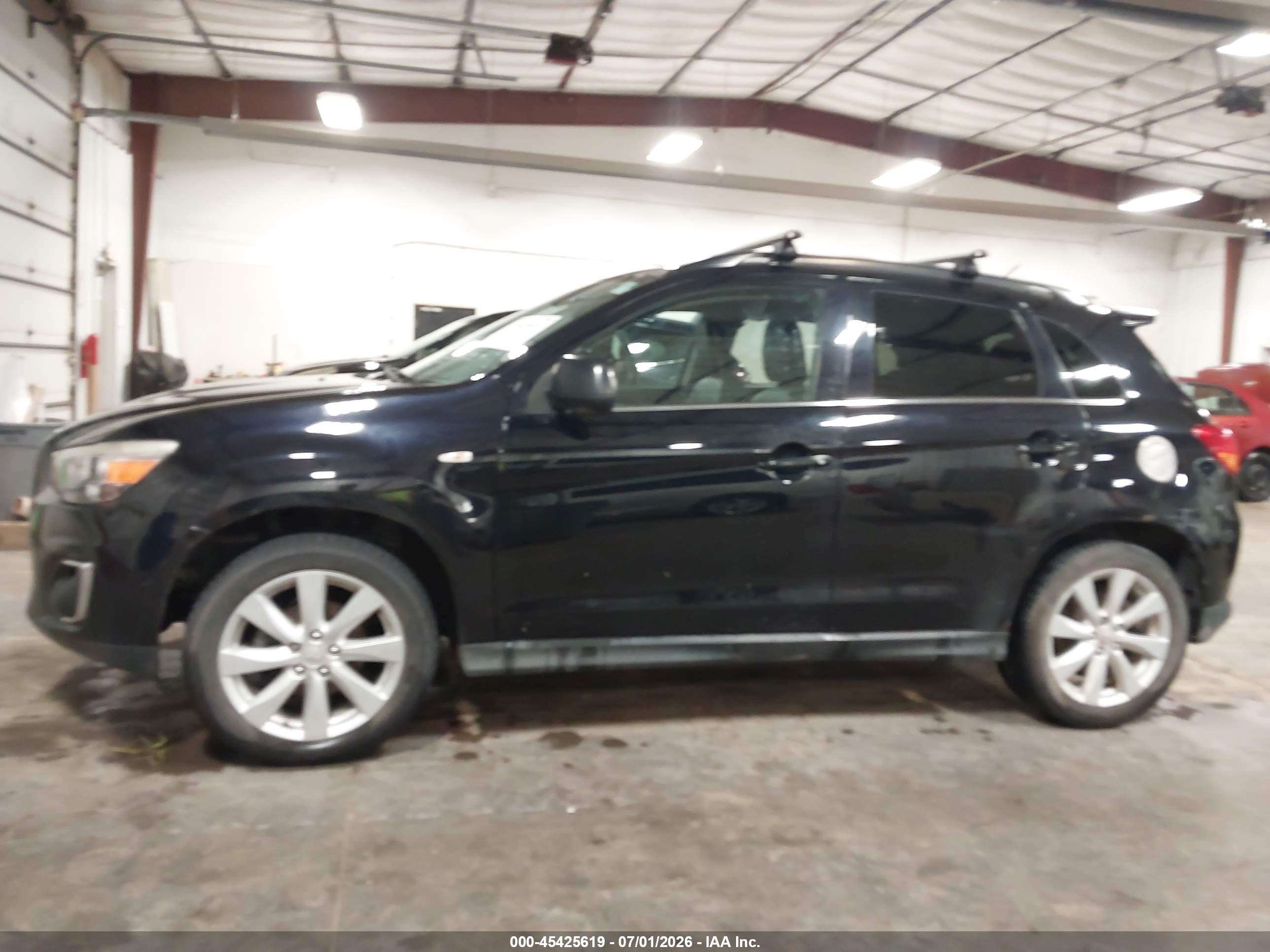 2014 Mitsubishi Outlander Sport Se Black vin: 4A4AR4AU0EE012557