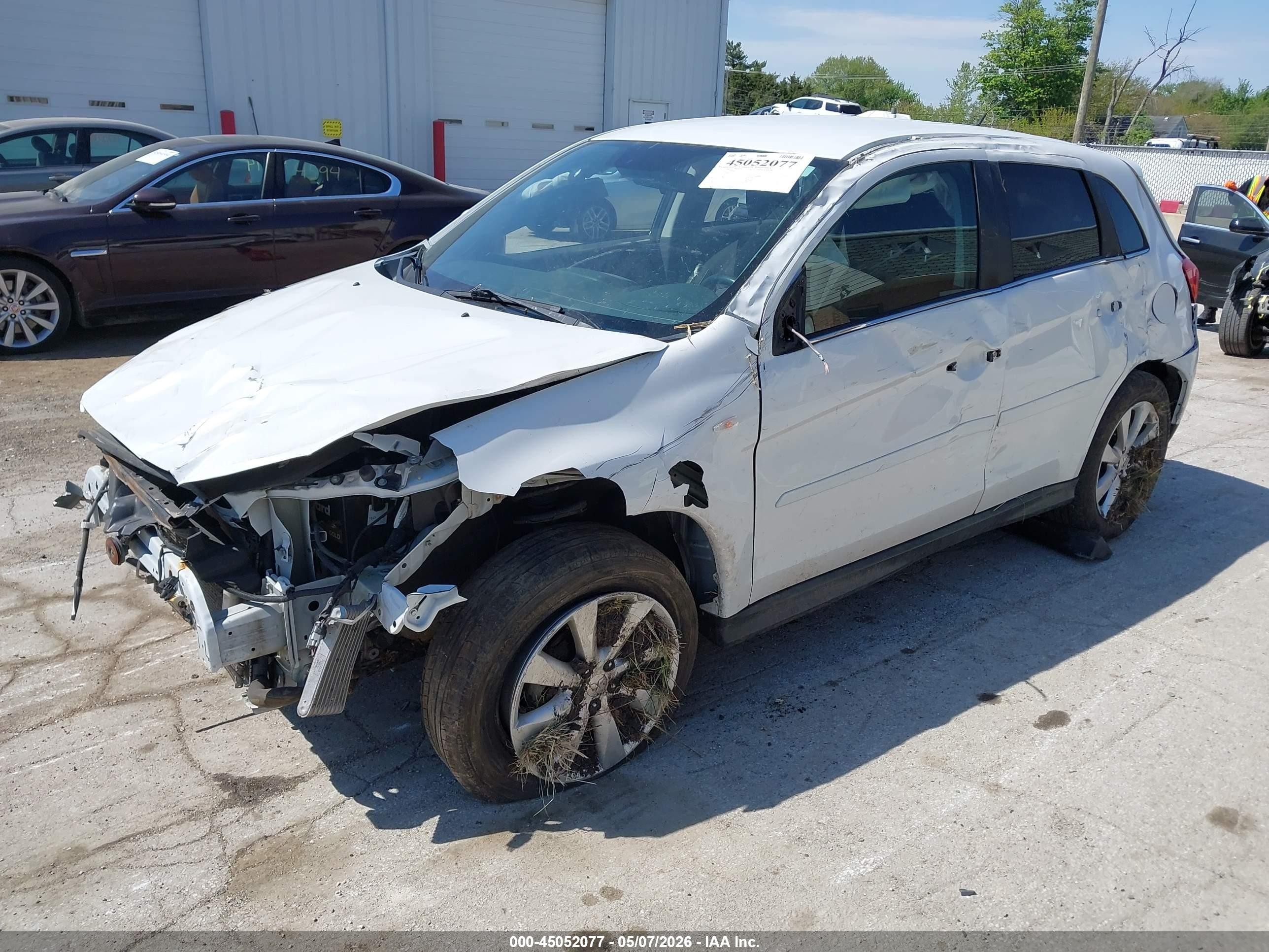 2015 Mitsubishi Outlander Sport Se White vin: 4A4AR4AU0FE001611