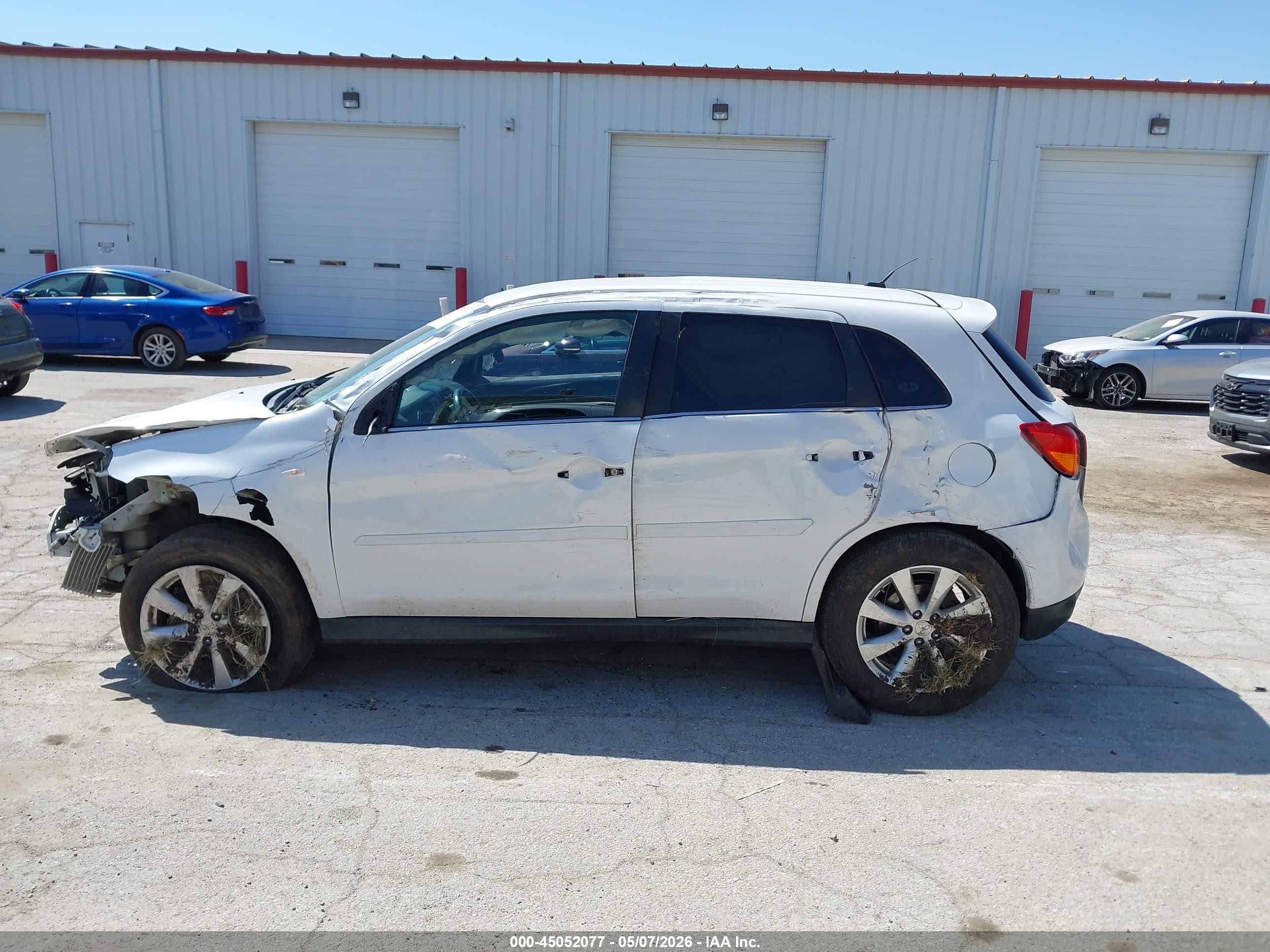 2015 Mitsubishi Outlander Sport Se White vin: 4A4AR4AU0FE001611
