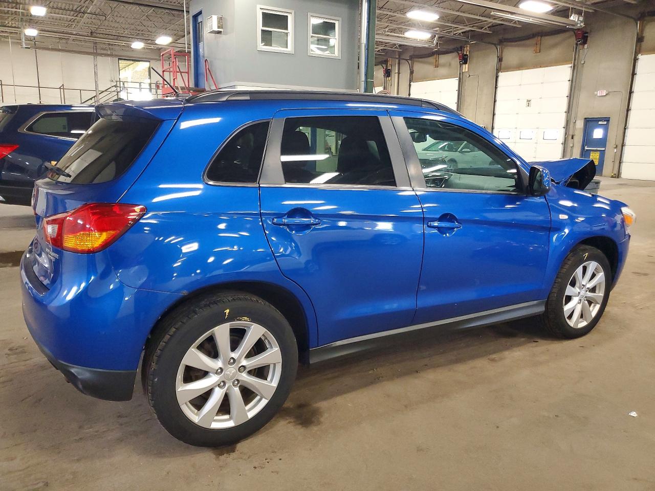 2015 Mitsubishi Outlander Sport Se Blue vin: 4A4AR4AU0FE003407