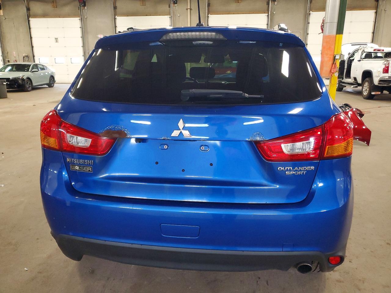 2015 Mitsubishi Outlander Sport Se Blue vin: 4A4AR4AU0FE003407