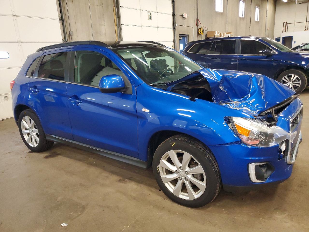 2015 Mitsubishi Outlander Sport Se Blue vin: 4A4AR4AU0FE003407