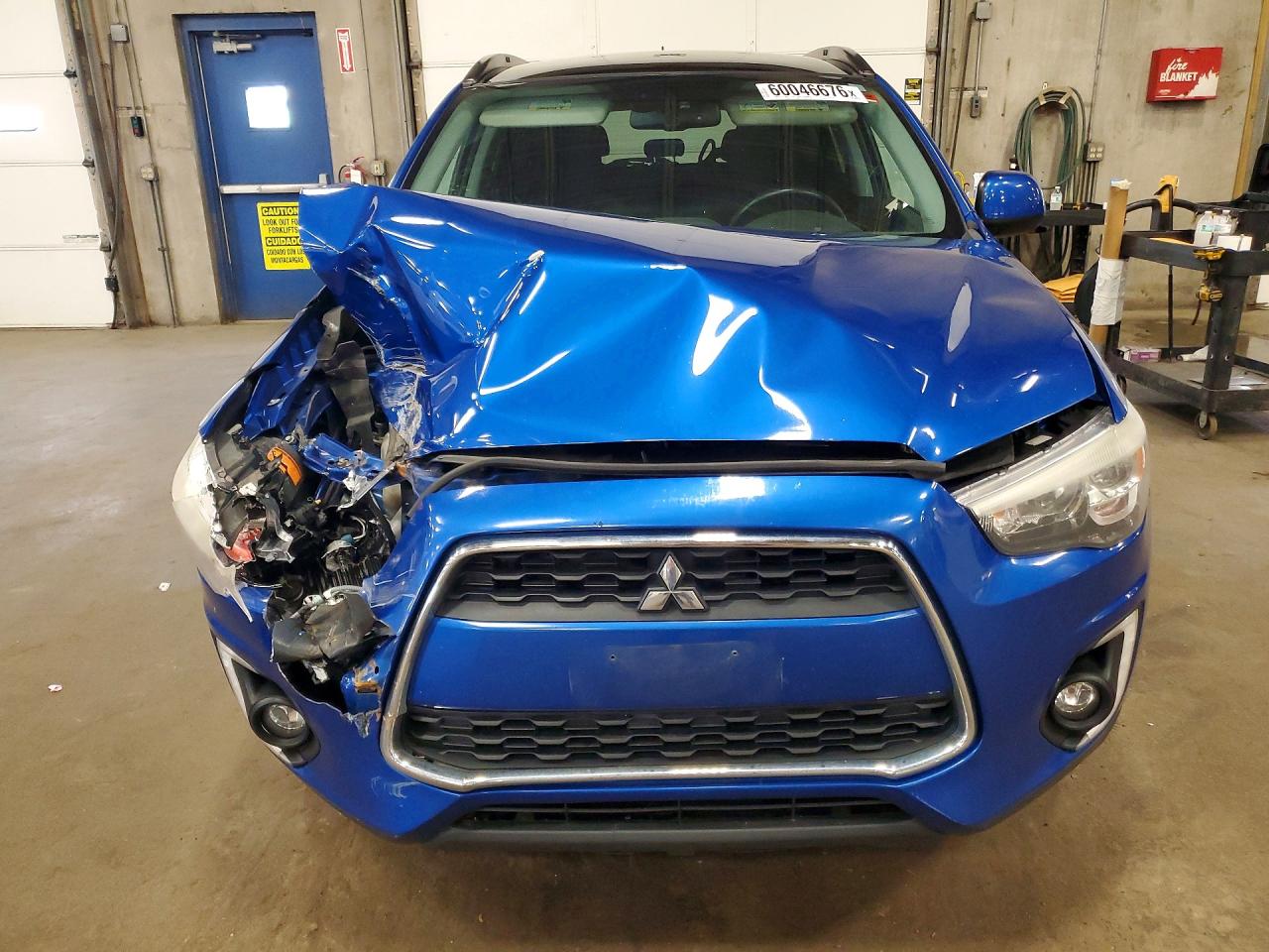 2015 Mitsubishi Outlander Sport Se Blue vin: 4A4AR4AU0FE003407