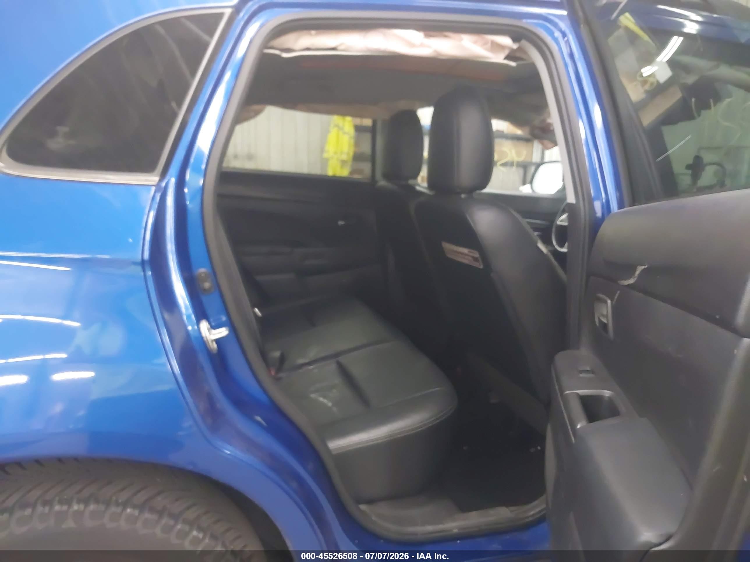 2015 Mitsubishi Outlander Sport Se Blue vin: 4A4AR4AU0FE015489