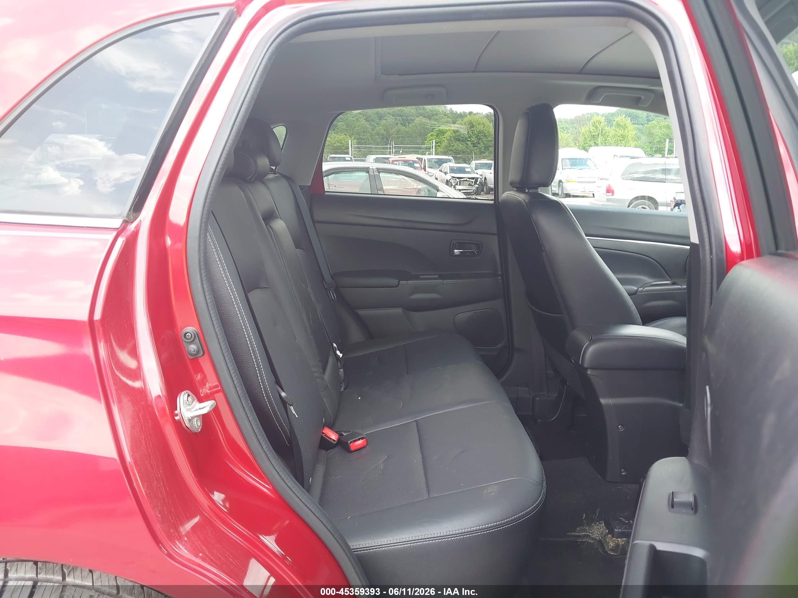 2015 Mitsubishi Outlander Sport Se Красный vin: 4A4AR4AU0FE022975