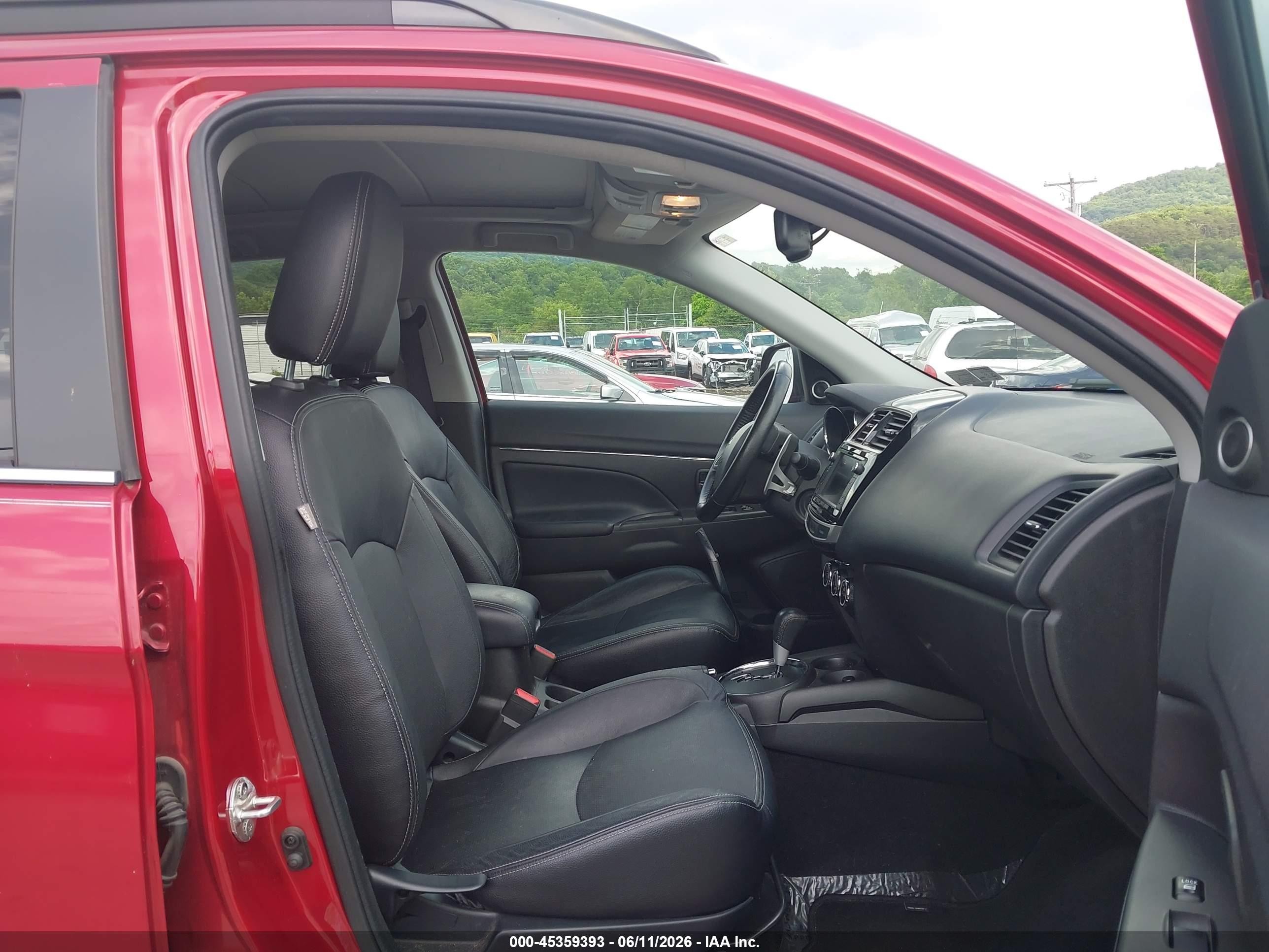 2015 Mitsubishi Outlander Sport Se Красный vin: 4A4AR4AU0FE022975