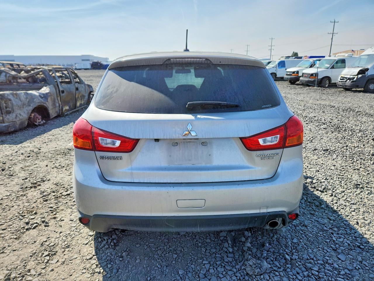 2015 Mitsubishi Outlander Sport Se Silver vin: 4A4AR4AU0FE032258