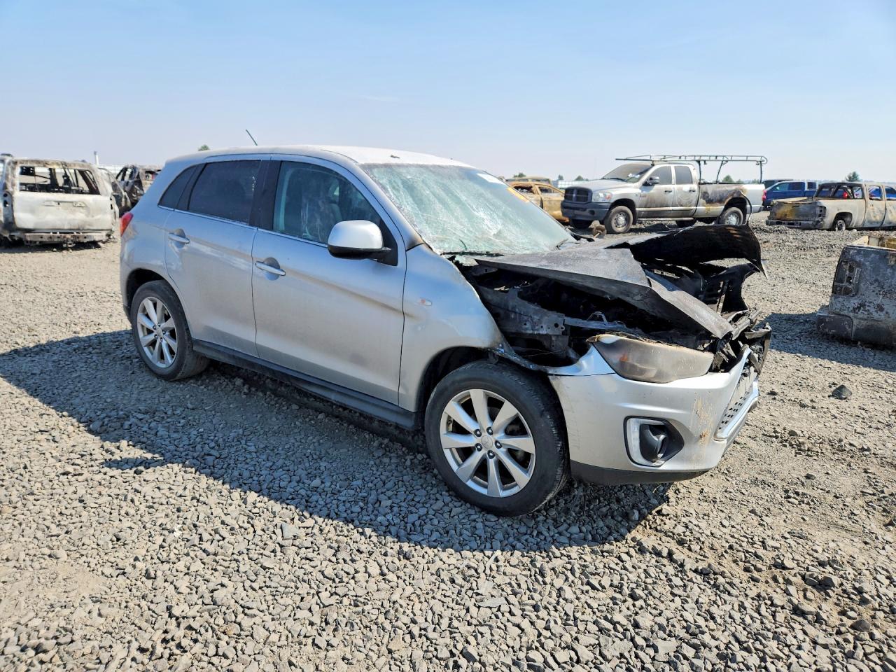 2015 Mitsubishi Outlander Sport Se Silver vin: 4A4AR4AU0FE032258