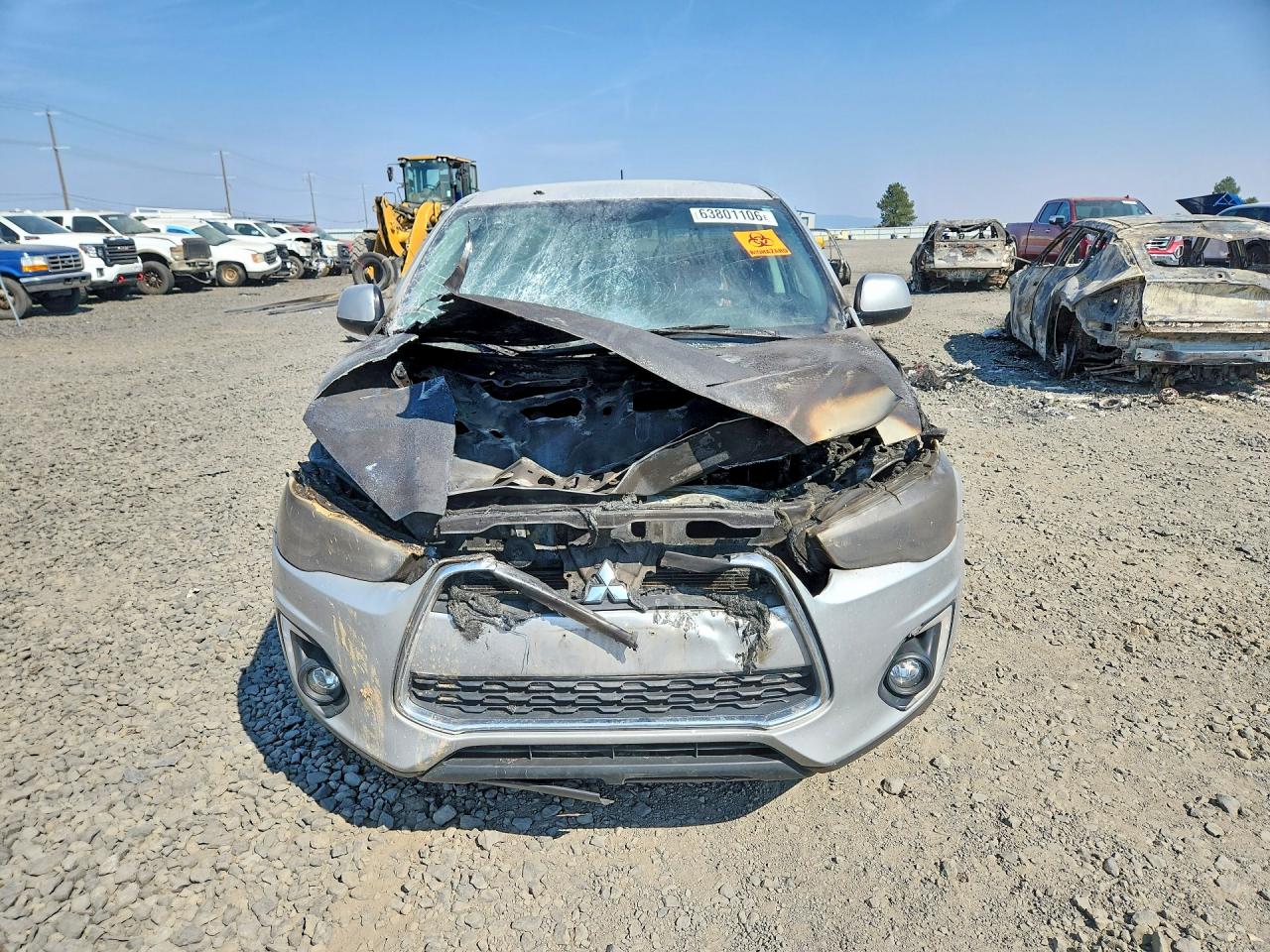 2015 Mitsubishi Outlander Sport Se Silver vin: 4A4AR4AU0FE032258