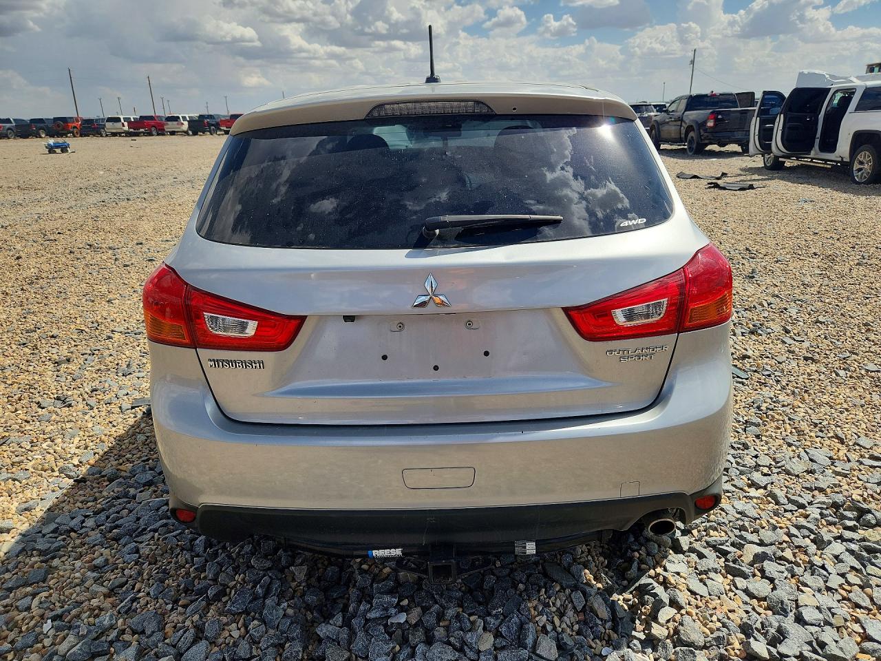 2014 Mitsubishi Outlander Sport Se Silver vin: 4A4AR4AU1EE008985