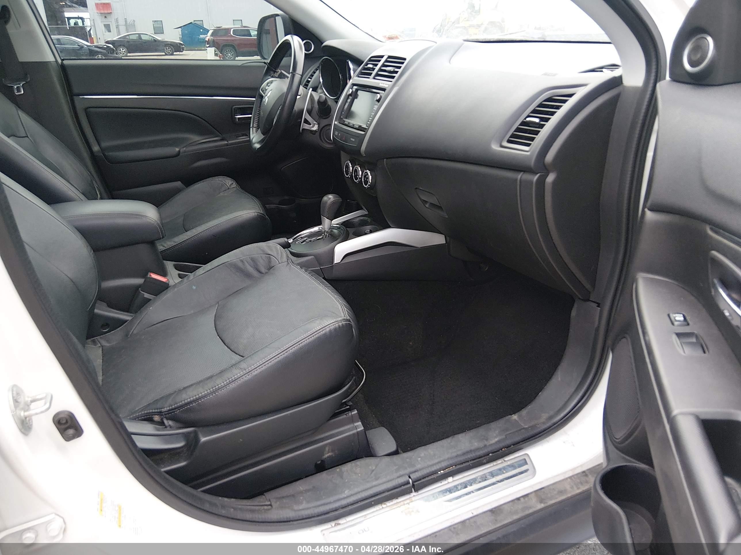 2014 Mitsubishi Outlander Sport Se White vin: 4A4AR4AU1EE014026