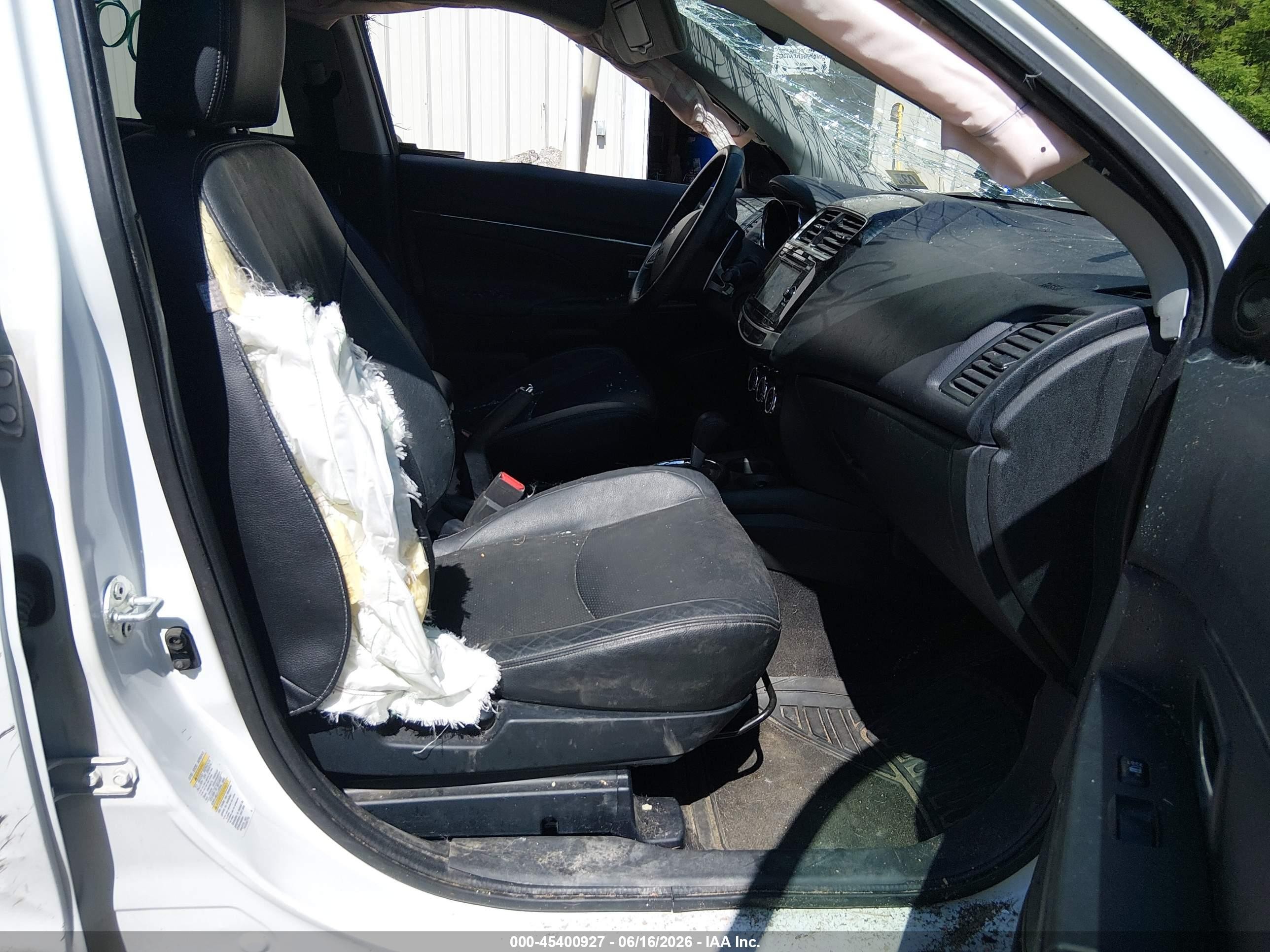 2015 Mitsubishi Outlander Sport Se White vin: 4A4AR4AU1FE025514