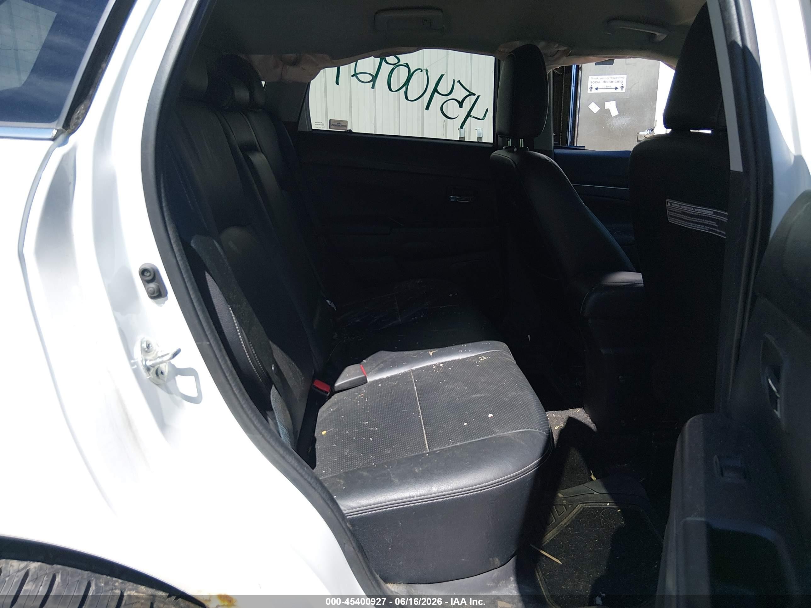 2015 Mitsubishi Outlander Sport Se White vin: 4A4AR4AU1FE025514
