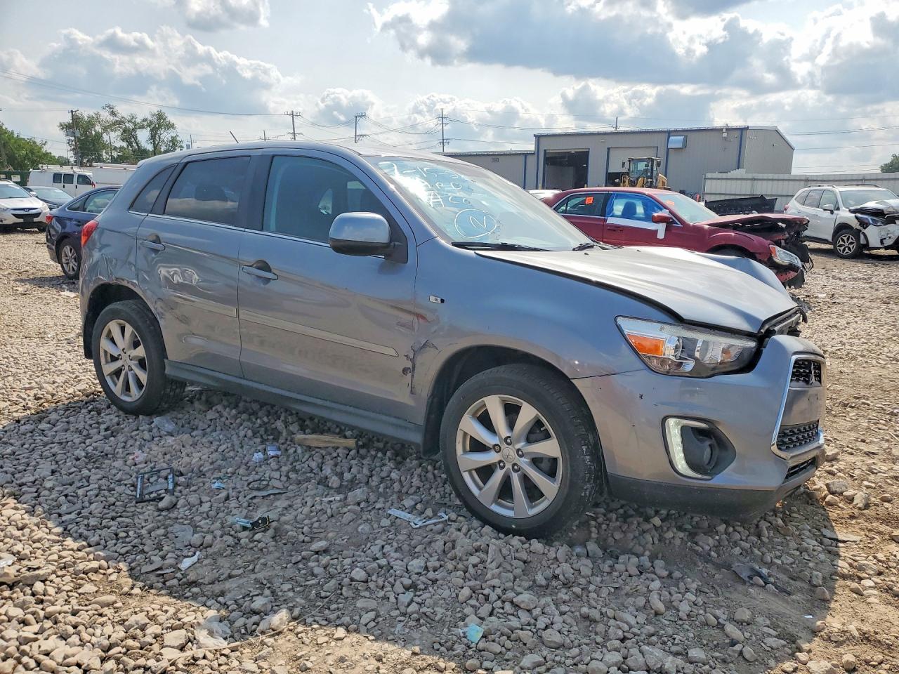 2015 Mitsubishi Outlander Sport Se Gray vin: 4A4AR4AU1FE054205