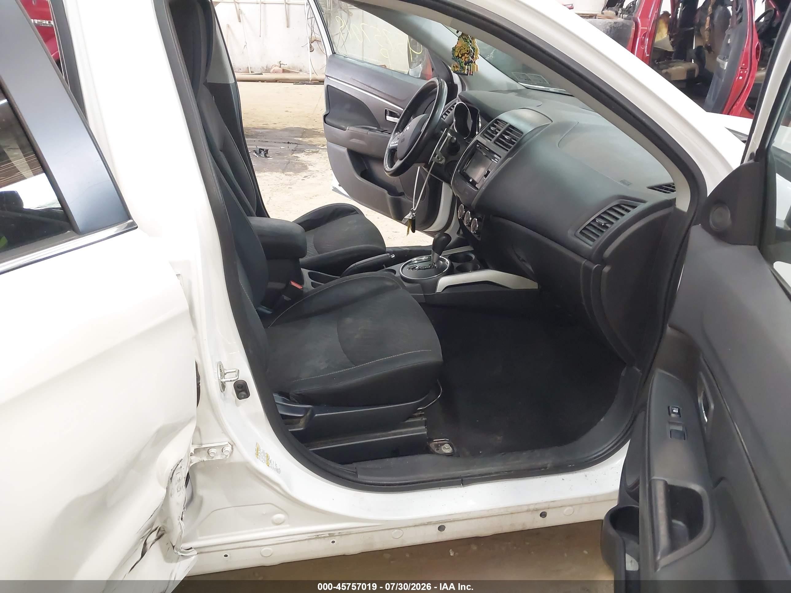 2014 Mitsubishi Outlander Sport Se Белый vin: 4A4AR4AU2EE004654