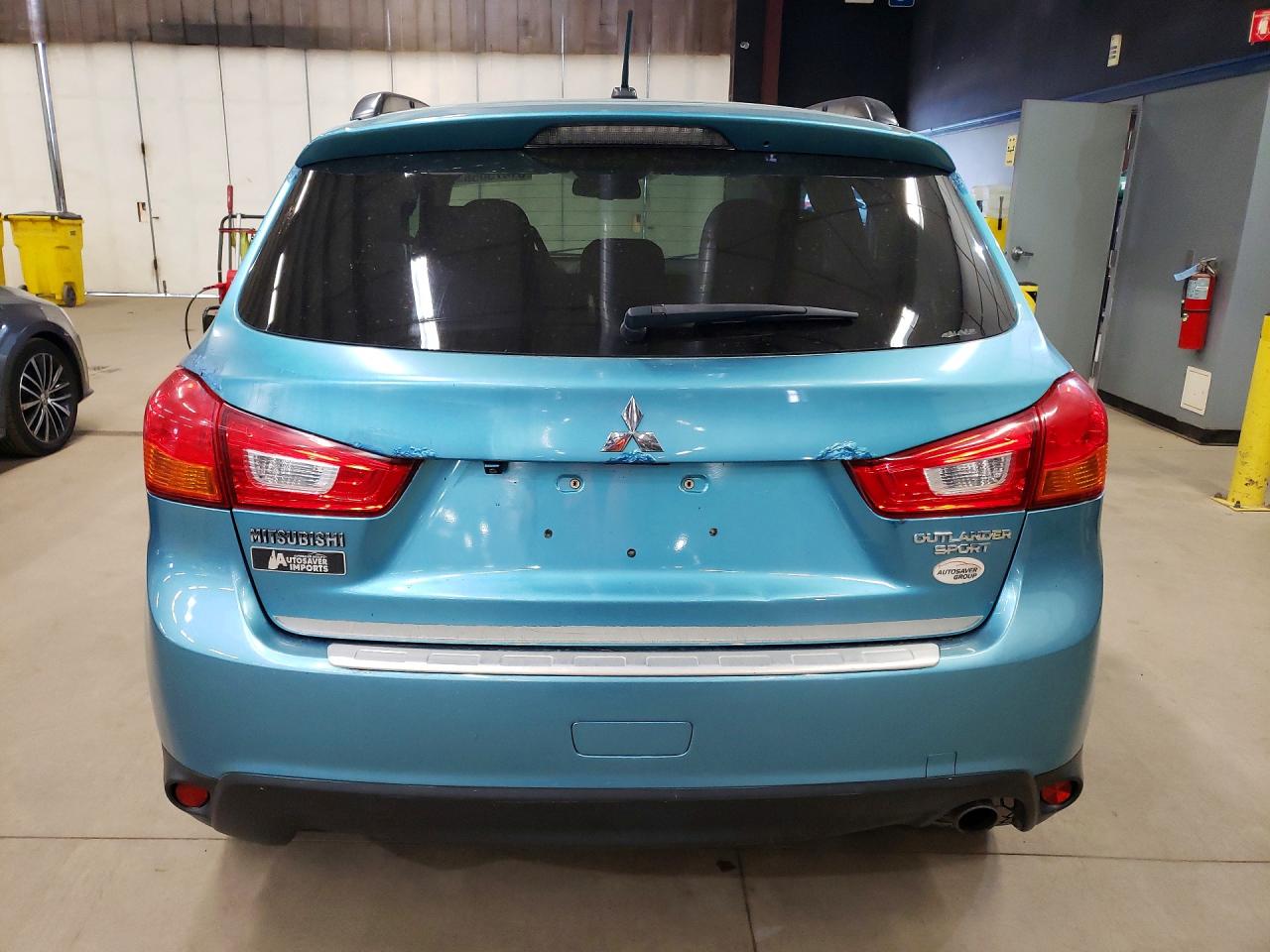 2014 Mitsubishi Outlander Sport Se Turquoise vin: 4A4AR4AU2EE019638