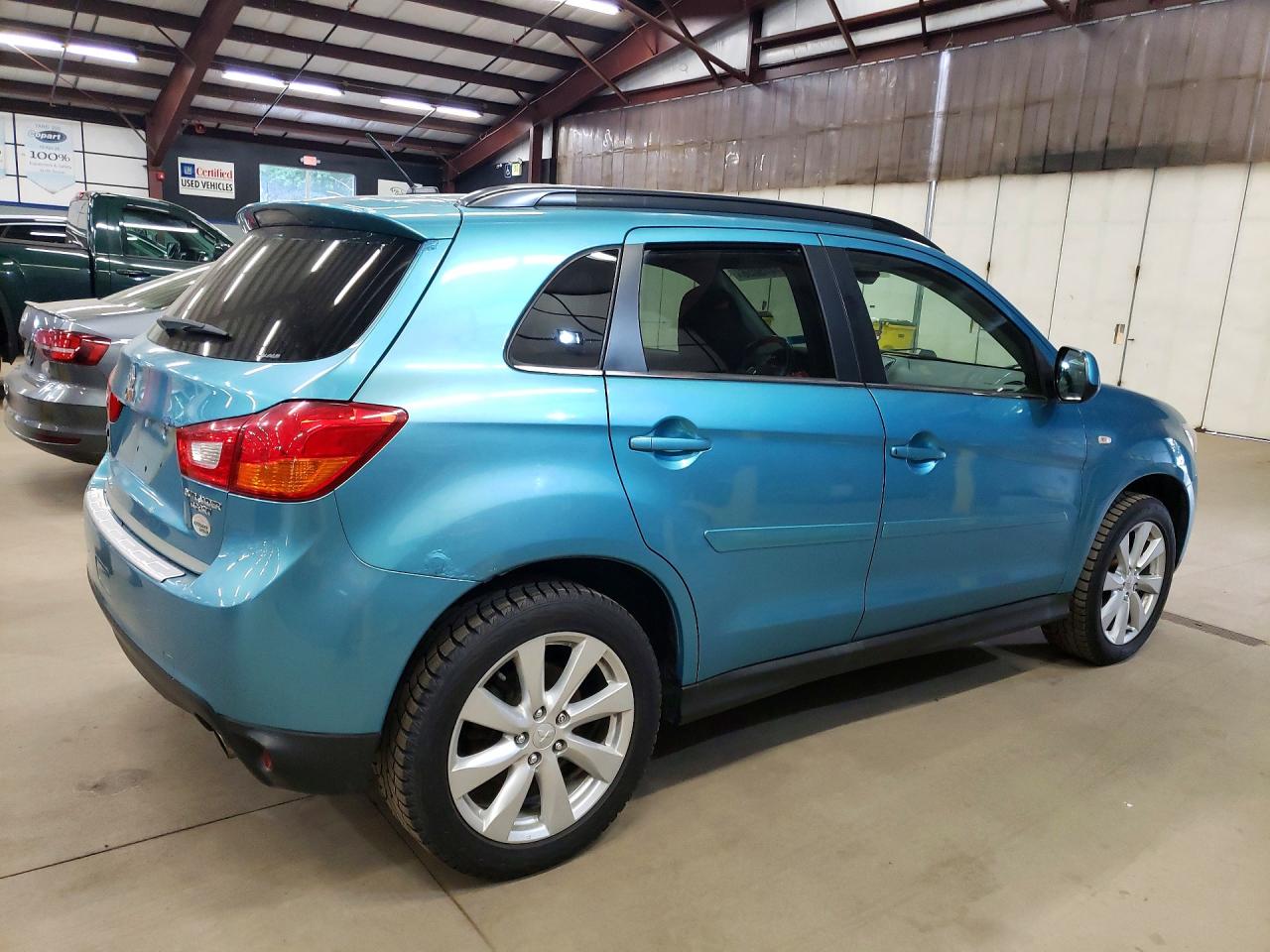 2014 Mitsubishi Outlander Sport Se Turquoise vin: 4A4AR4AU2EE019638