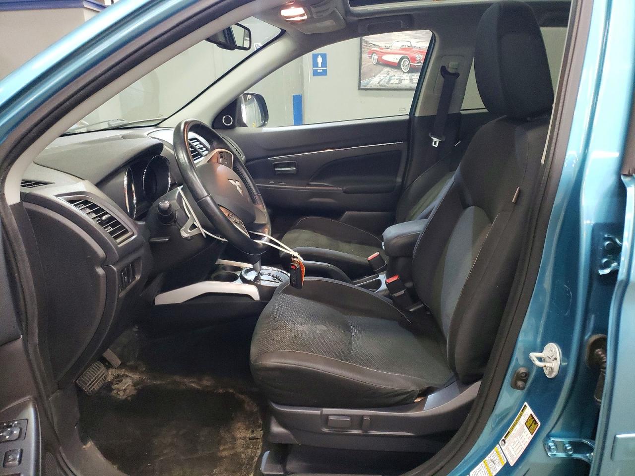 2014 Mitsubishi Outlander Sport Se Turquoise vin: 4A4AR4AU2EE019638