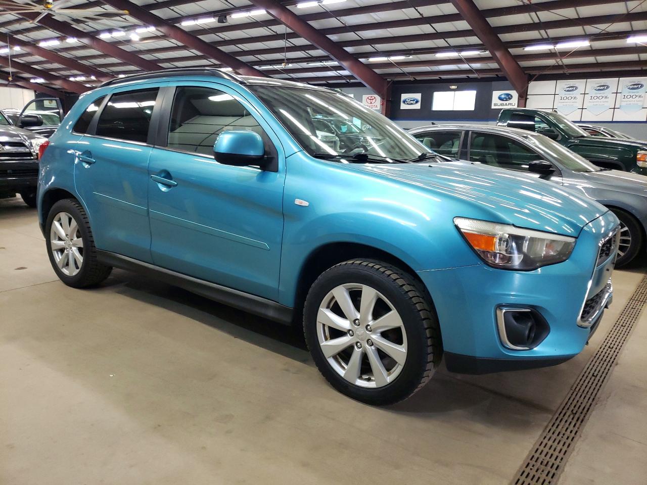 2014 Mitsubishi Outlander Sport Se Turquoise vin: 4A4AR4AU2EE019638